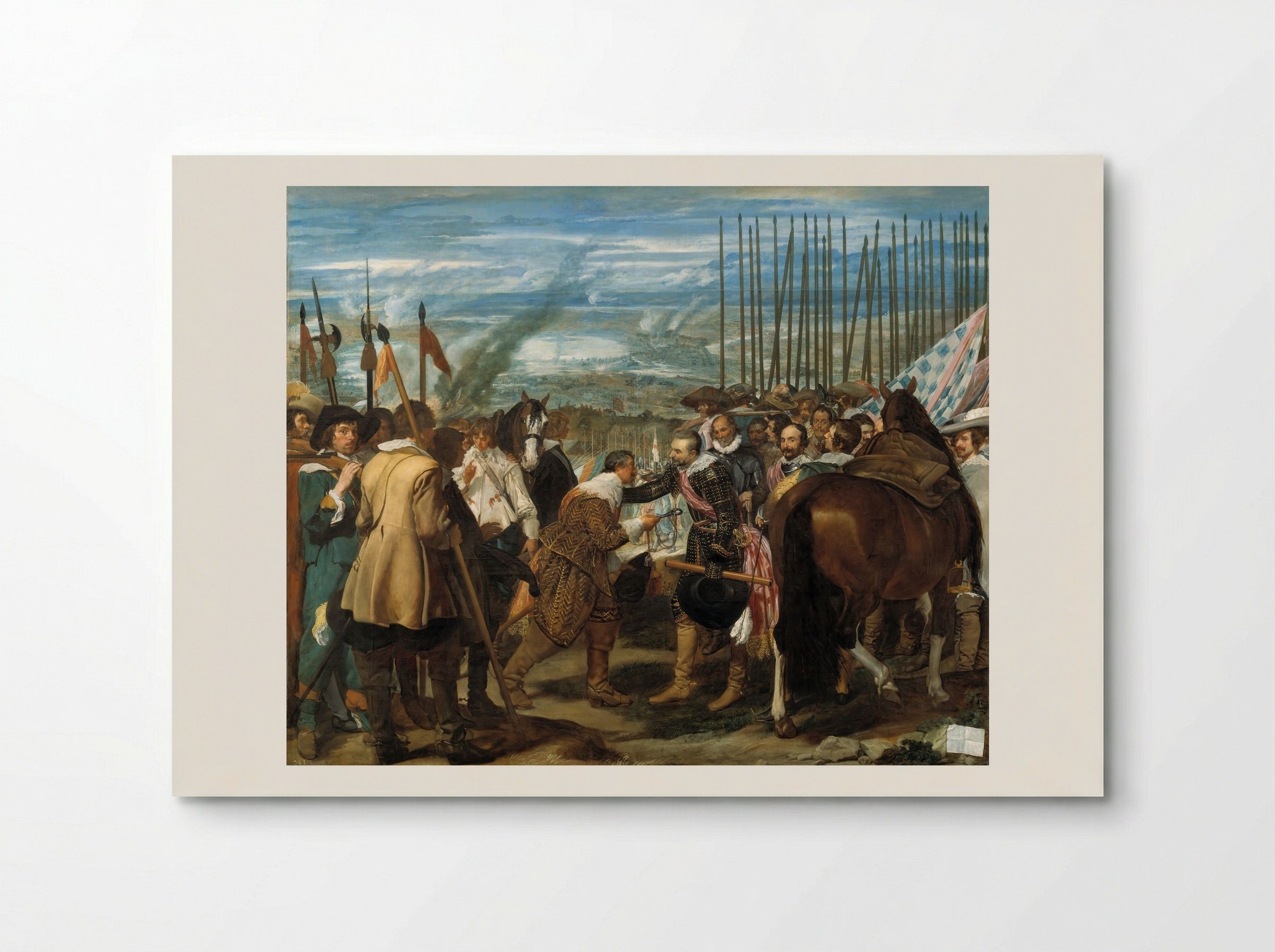The Surrender of Breda - Diego Velázquez - Poster