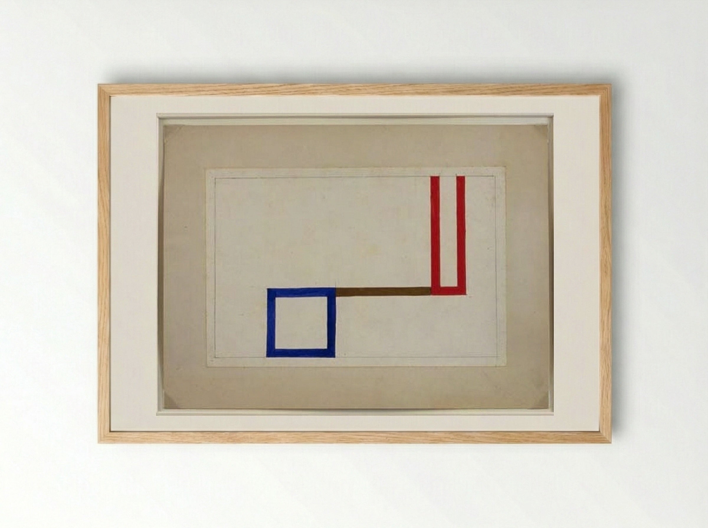 Projet pour l'Aubette - Sophie Taeuber-Arp - Framed Print Wood