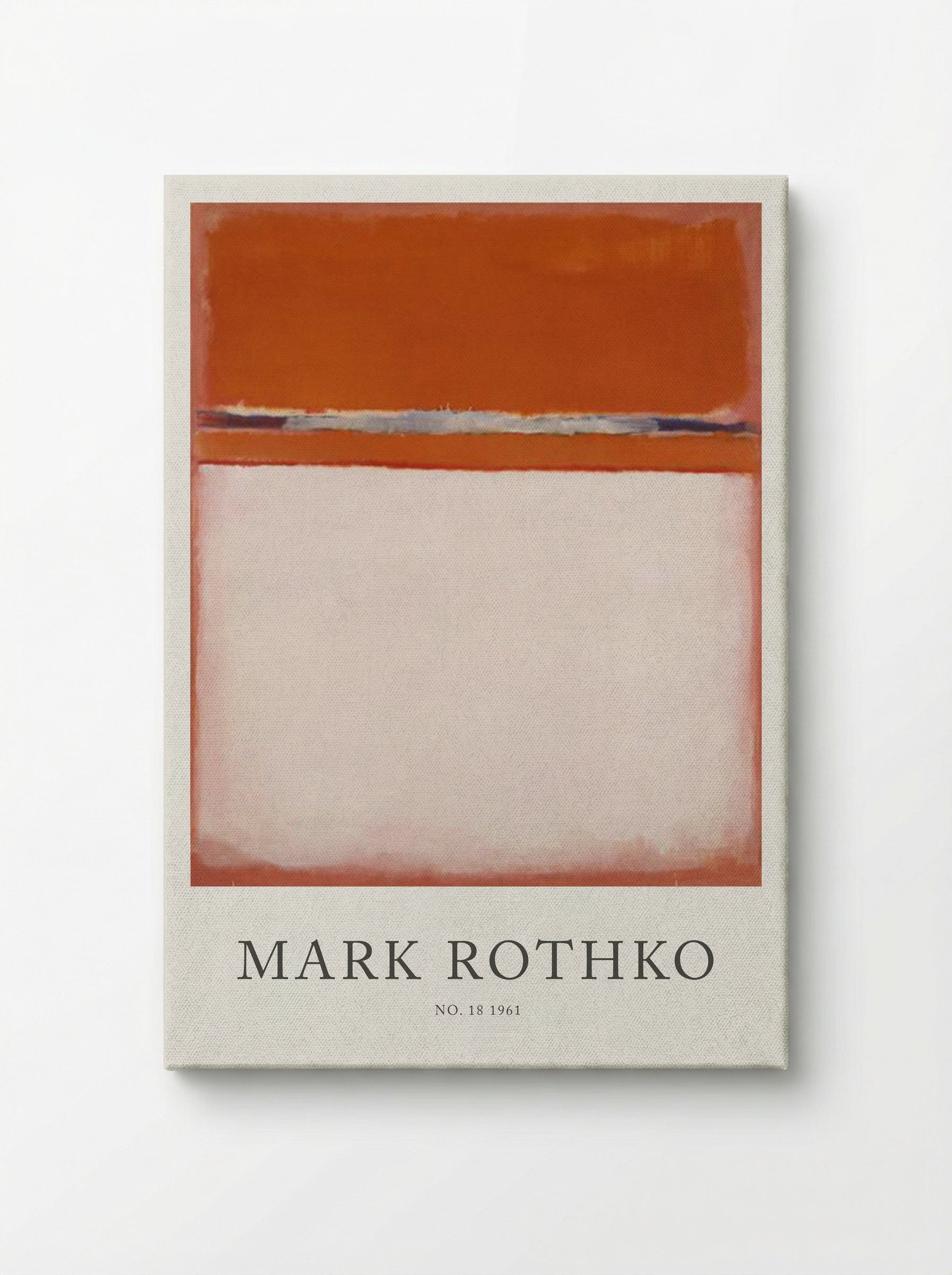 No. 18 - Mark Rothko - Canvas