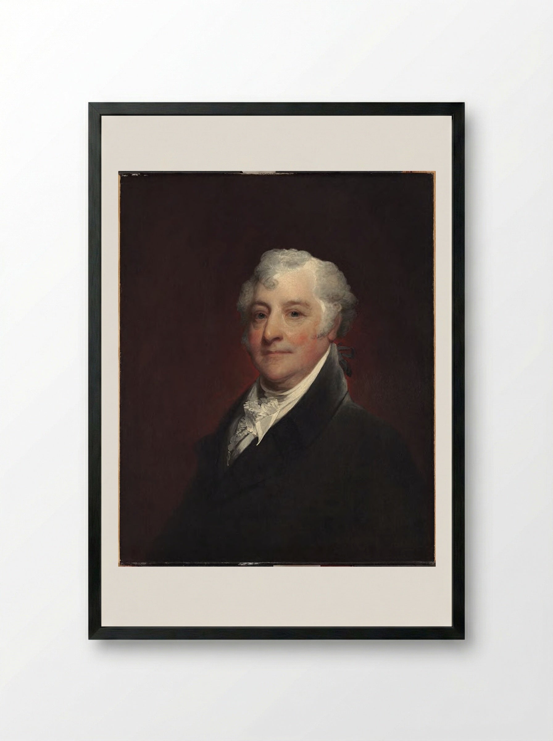 Joseph Coolidge (1747-1820) - Gilbert Stuart - Framed Print Black