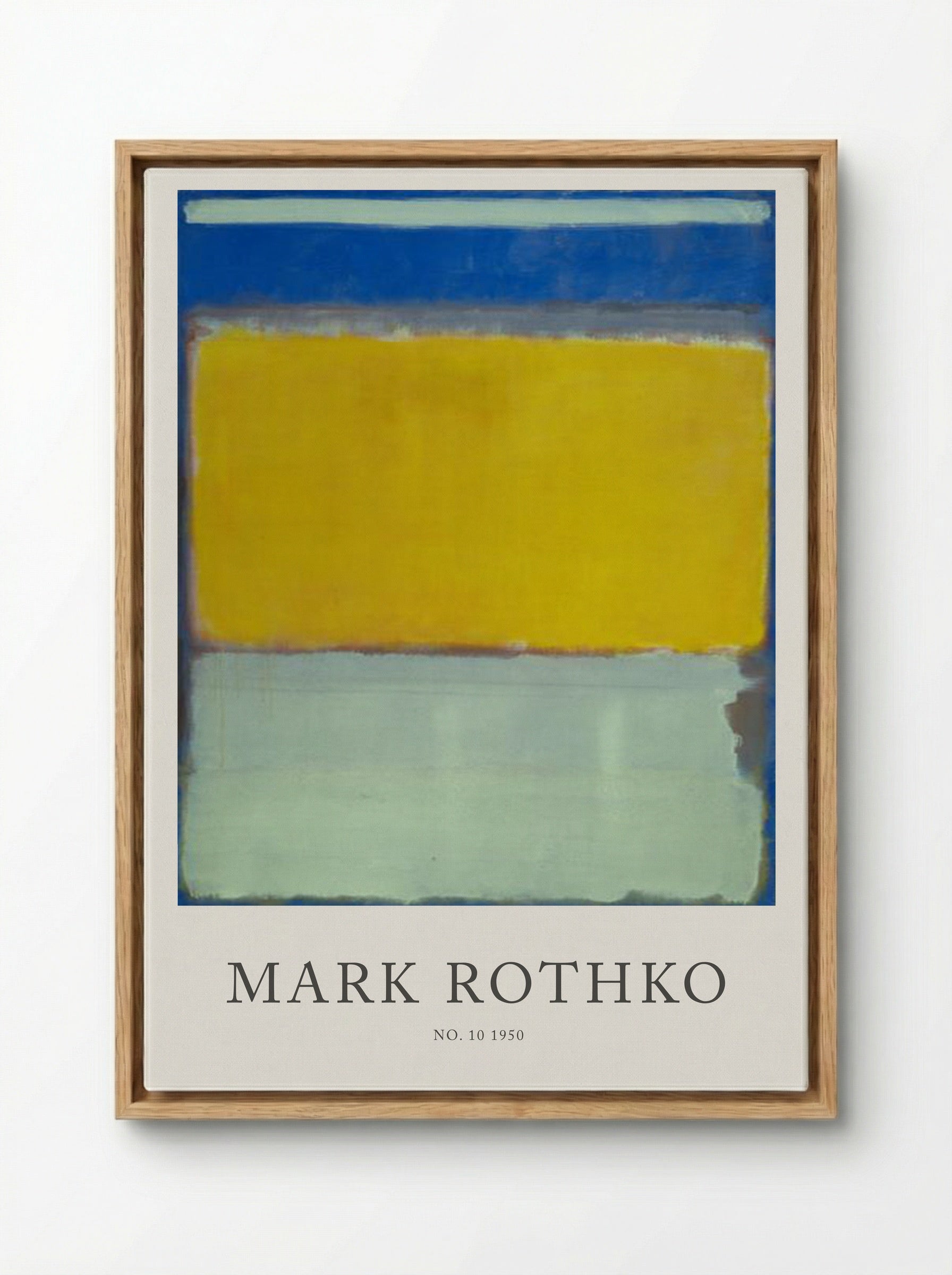 No. 10 - Mark Rothko - Framed Canvas Wood
