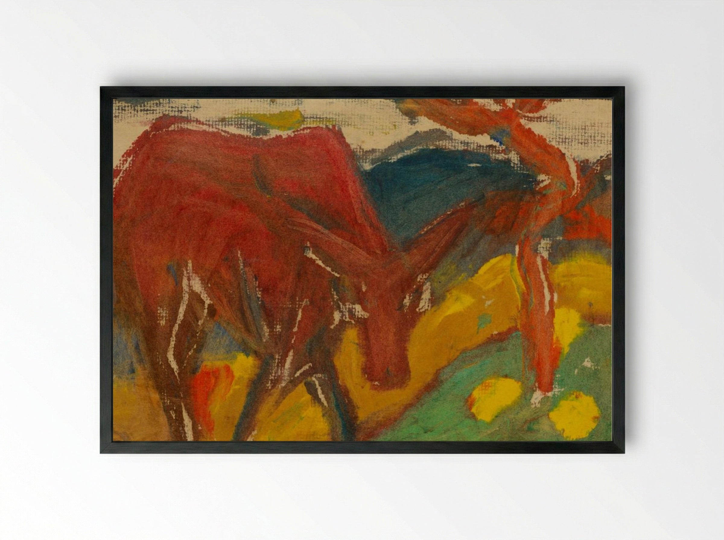 Under the Soil - Zolo Palugyay - Framed Print Black