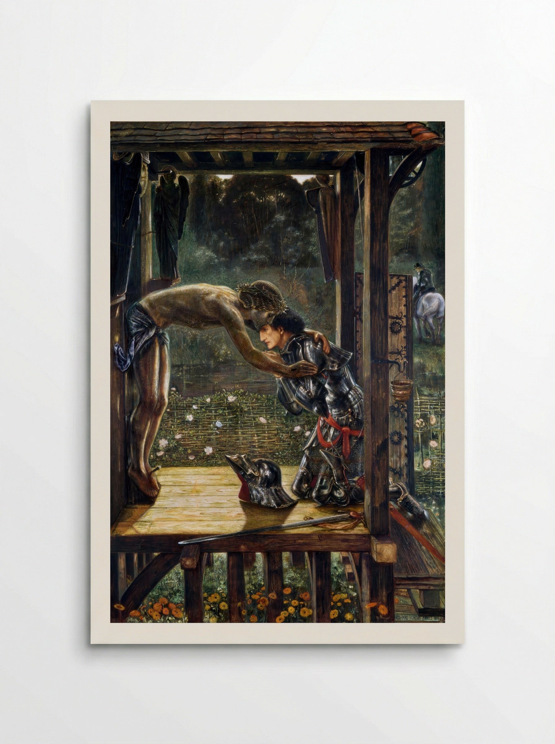 The Merciful Knight - Edward Burne-Jones - Poster
