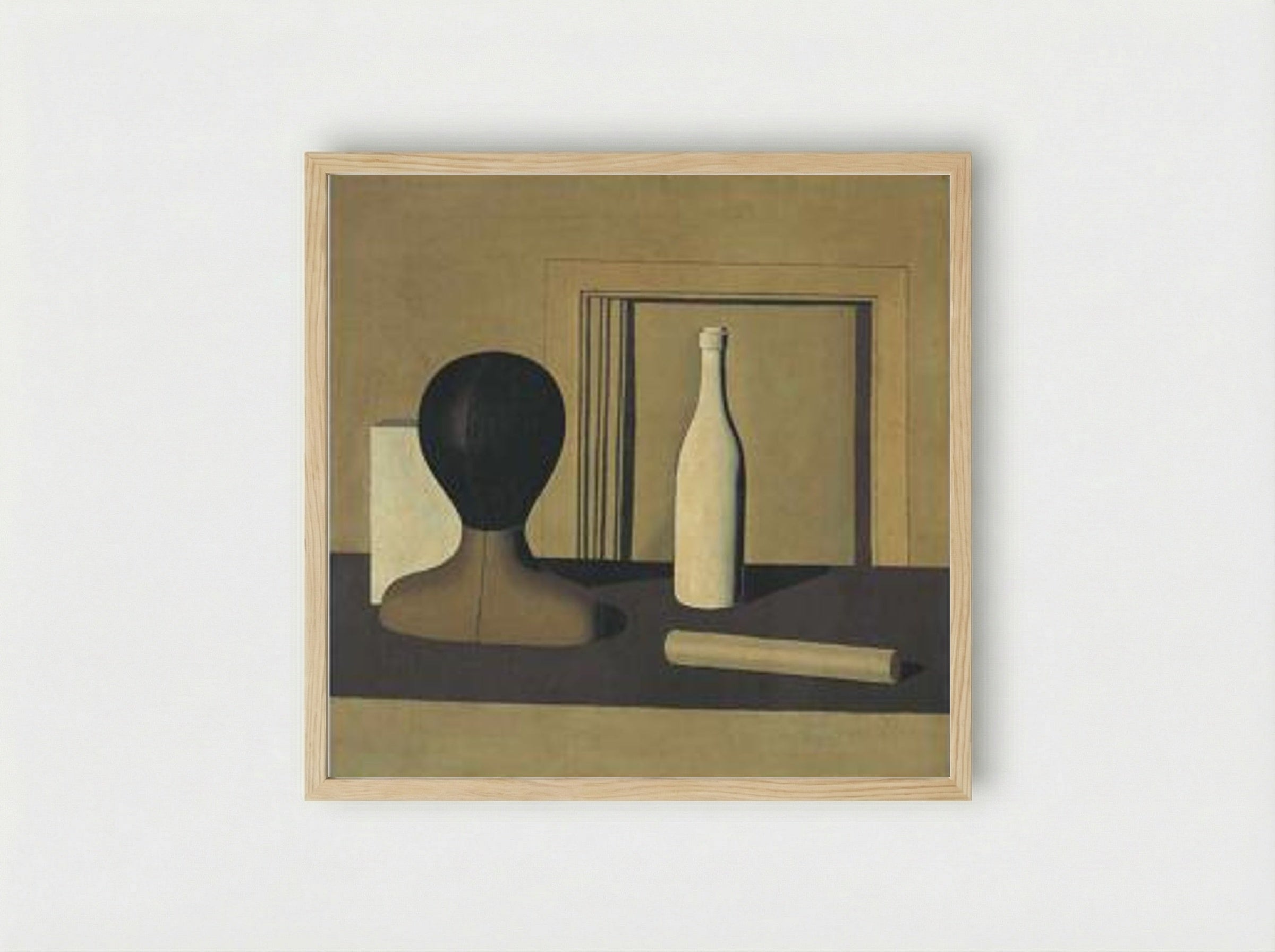 Metaphysical Still Life - Giorgio Morandi - Framed Print Wood