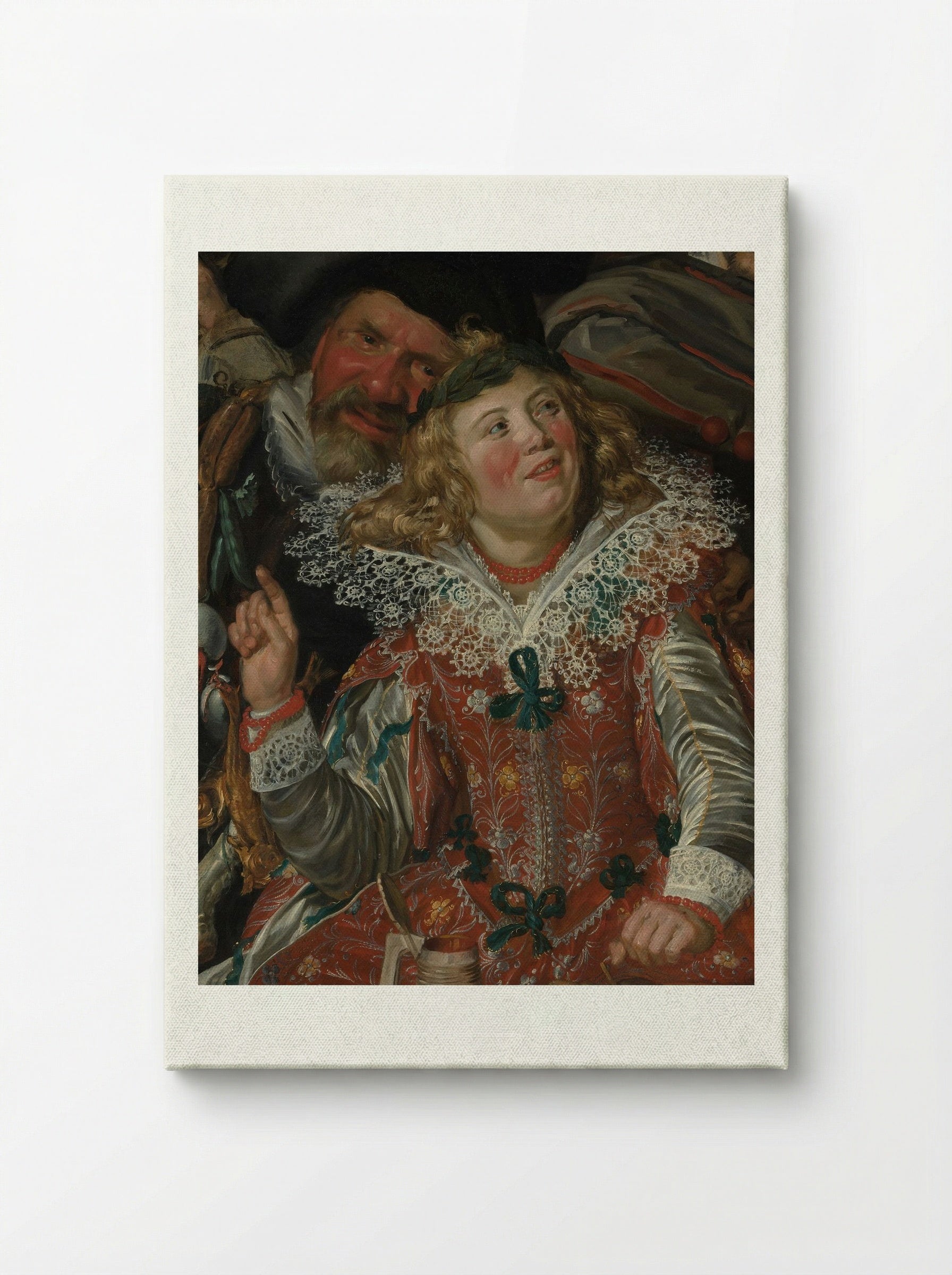 Merrymakers at Shrovetide - Frans Hals - Canvas