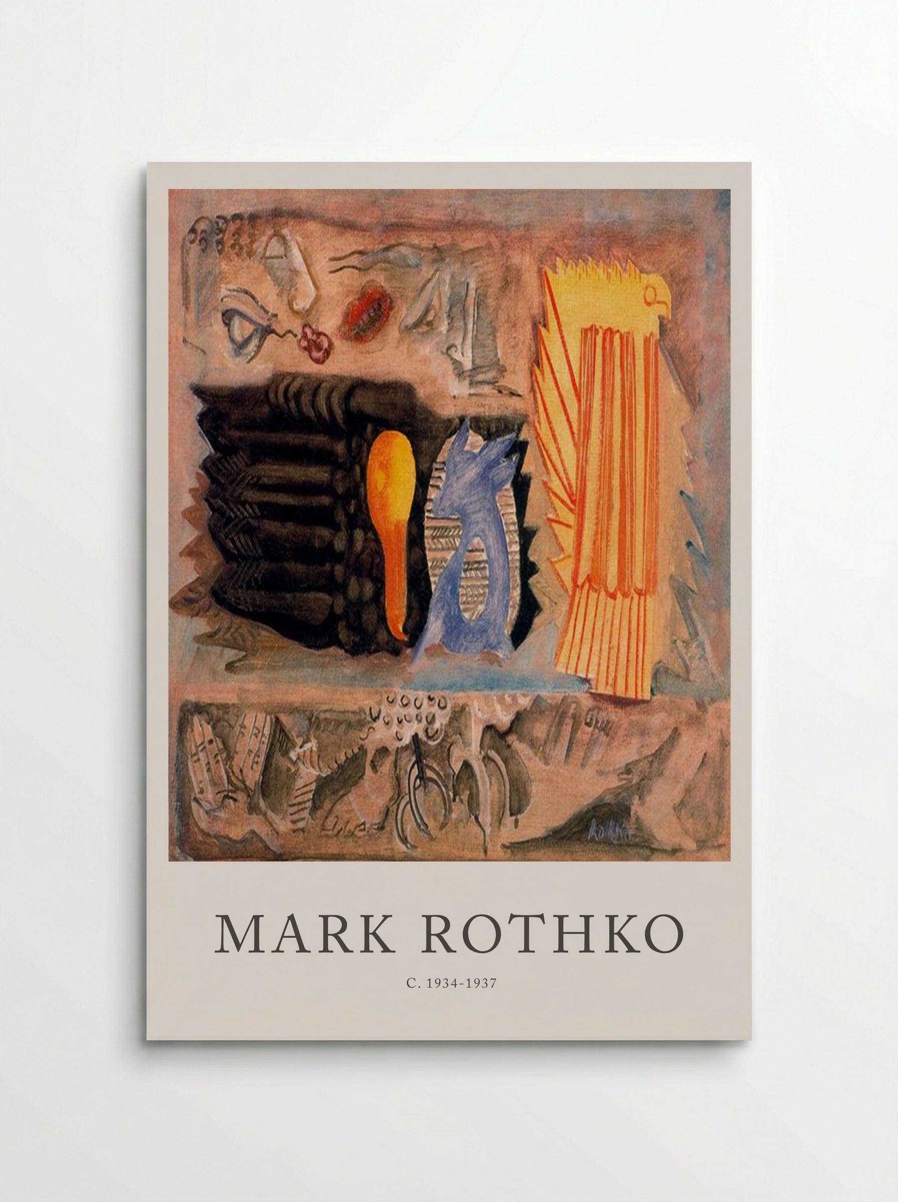 Untitled (Surrealist Composition) - Mark Rothko - Poster