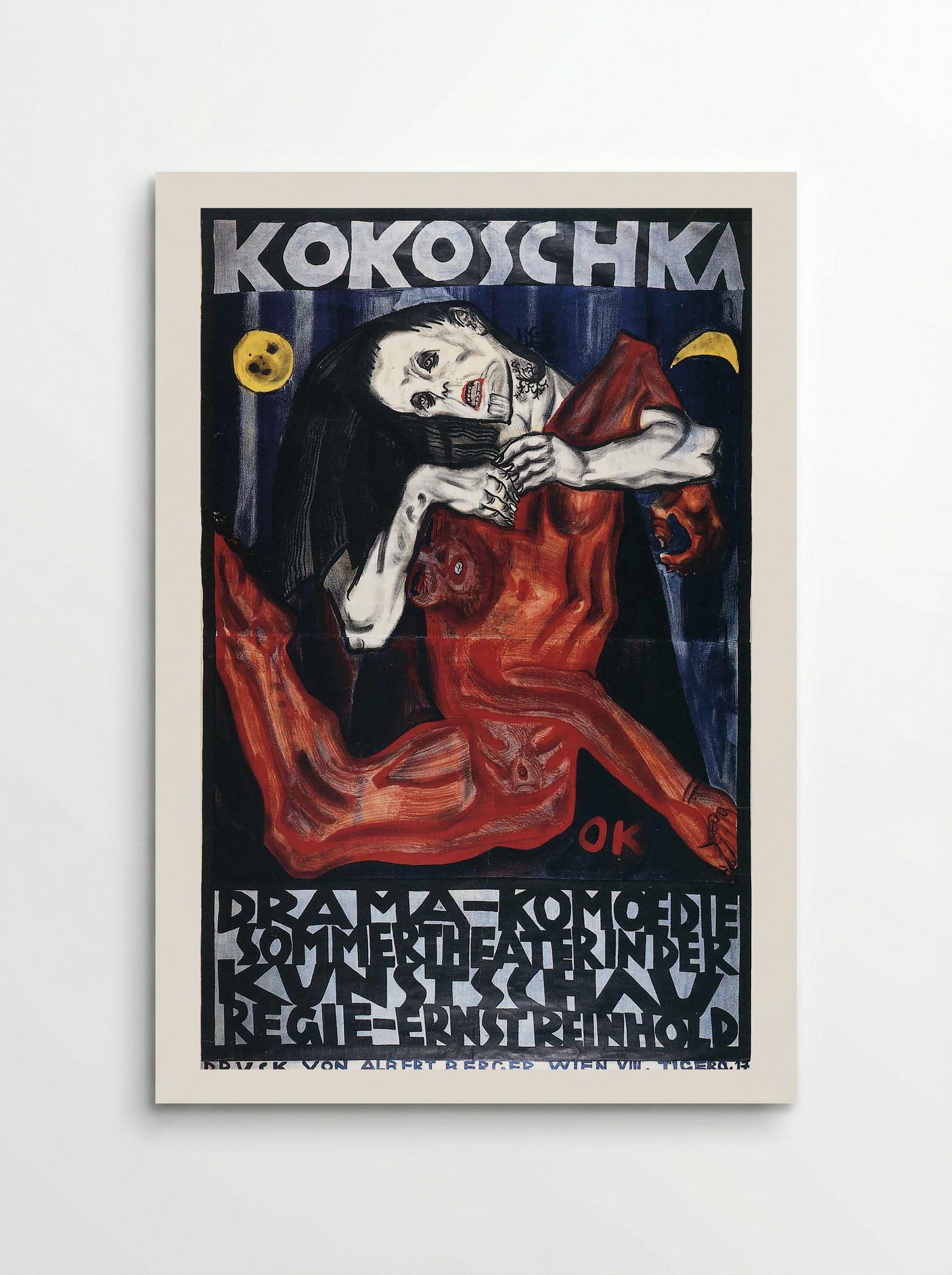Pieta (Drama Komödie Sommer Theater Poster) - Oskar Kokoschka - Poster