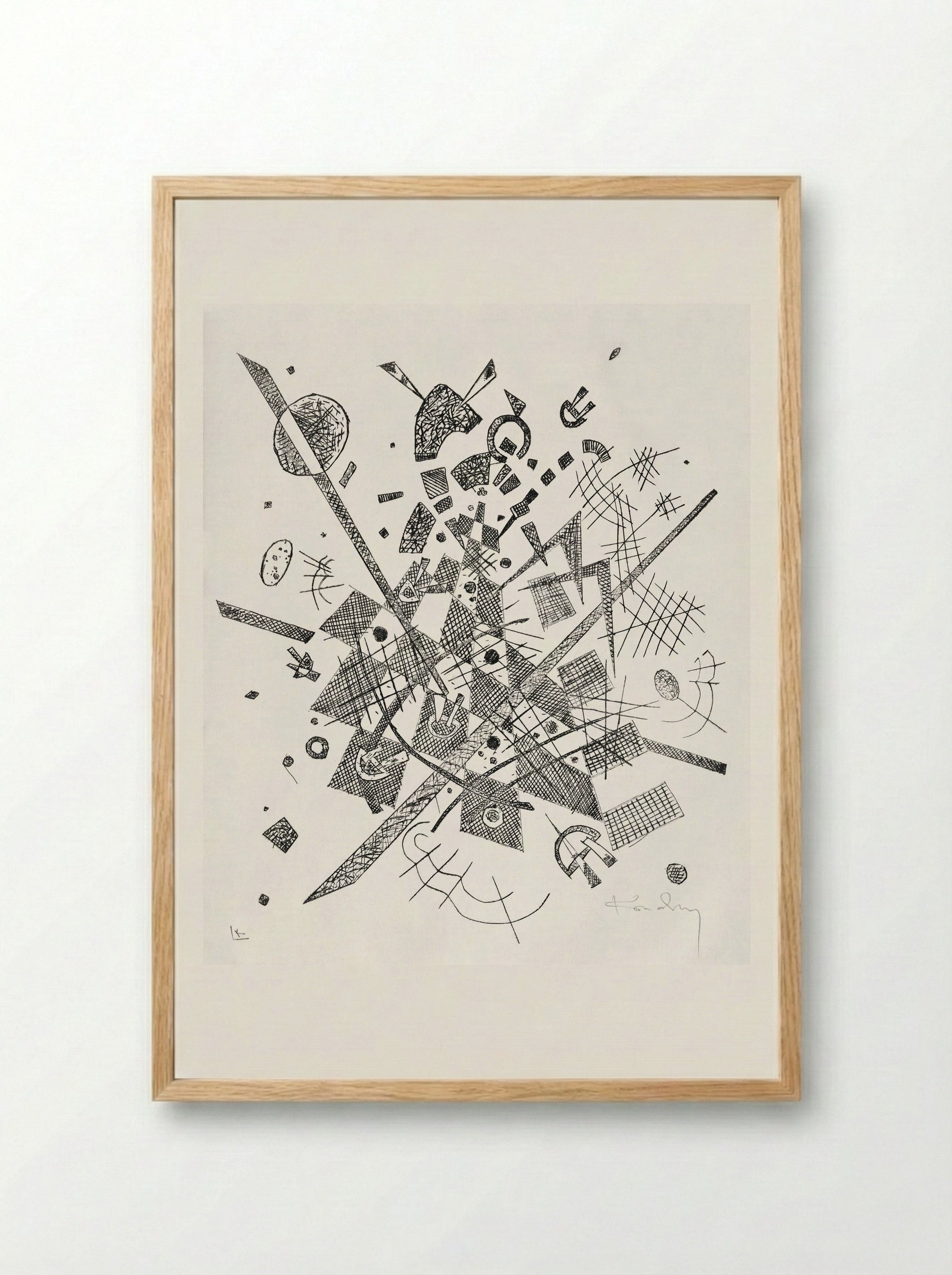 Kleine Welten IX (Small Worlds IX) - Wassily Kandinsky - Framed Print Wood