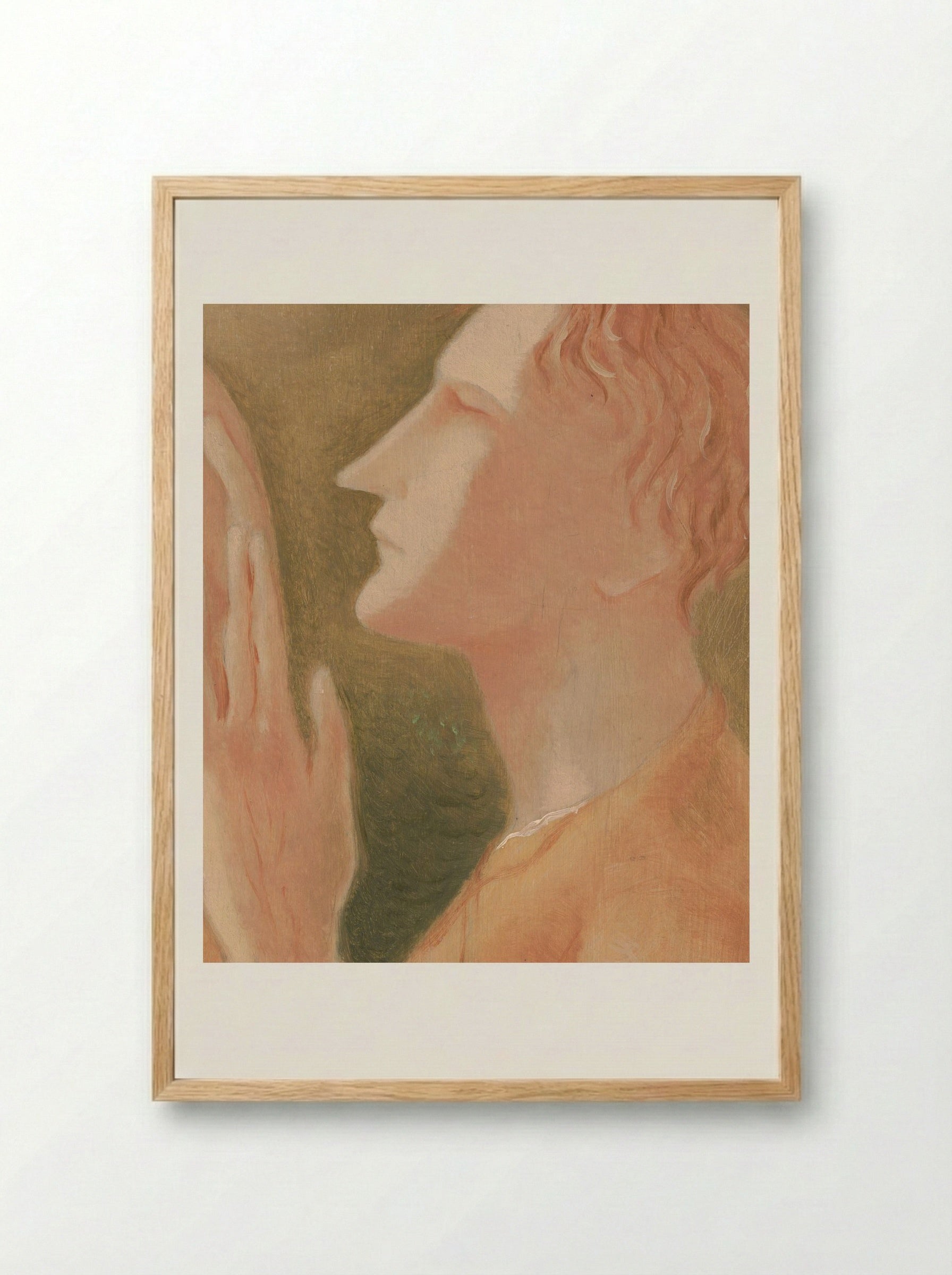 Blind Man - Mikuláš Galanda - Framed Print Wood