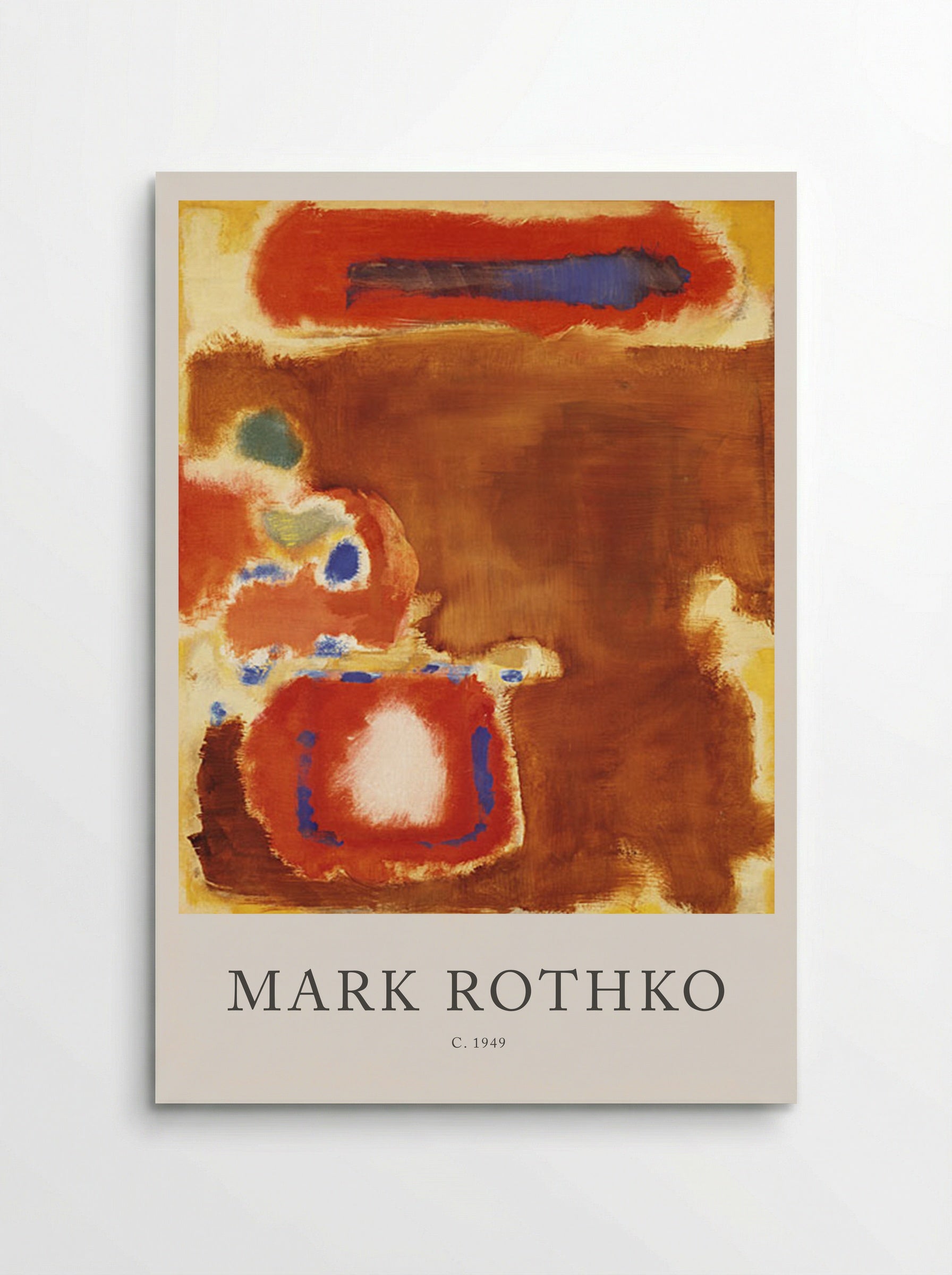 Untitled (Brown, Red and Blue) - Mark Rothko - Poster