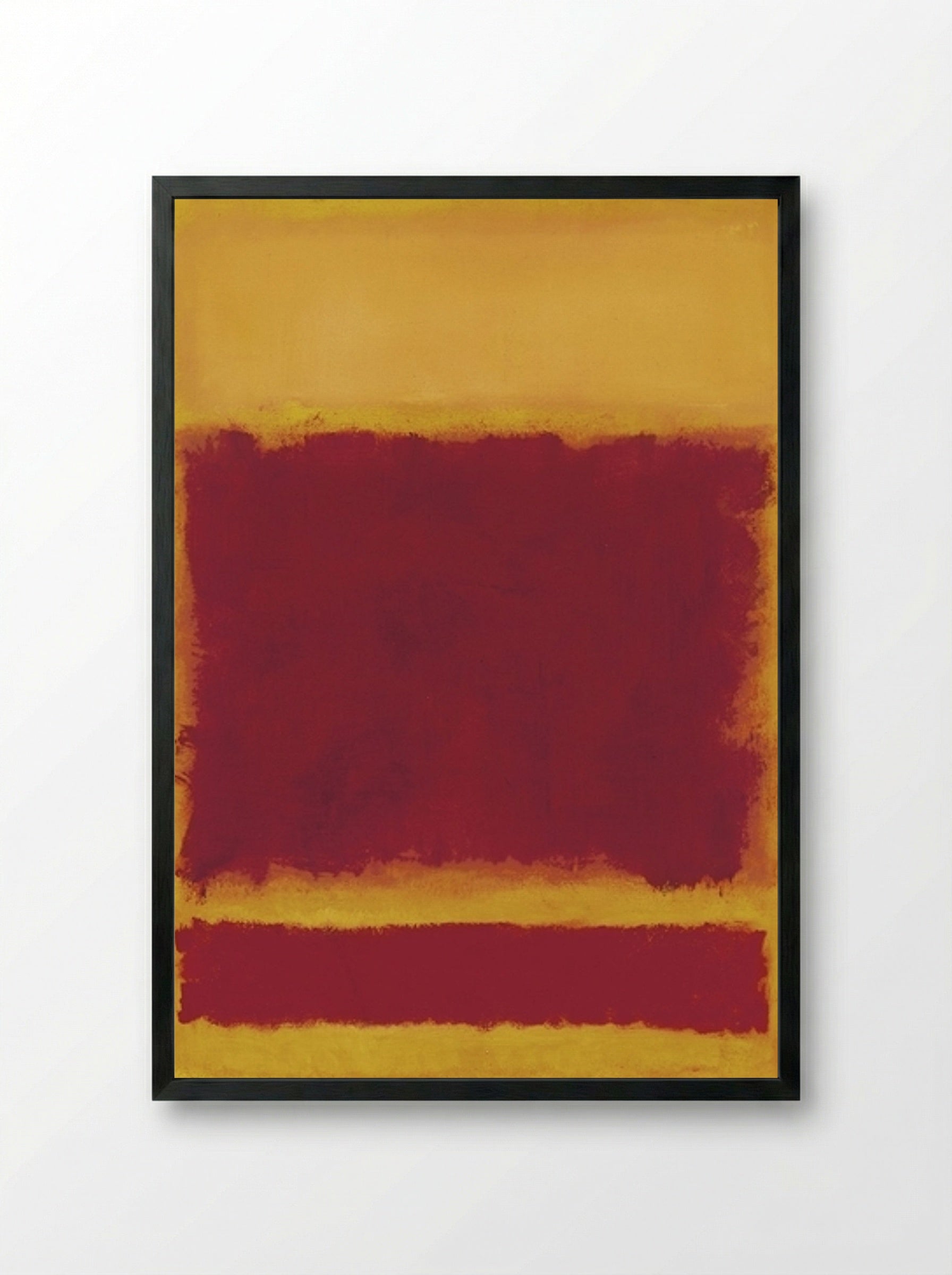 Untitled (Colour Field Composition) - Mark Rothko - Framed Print Black