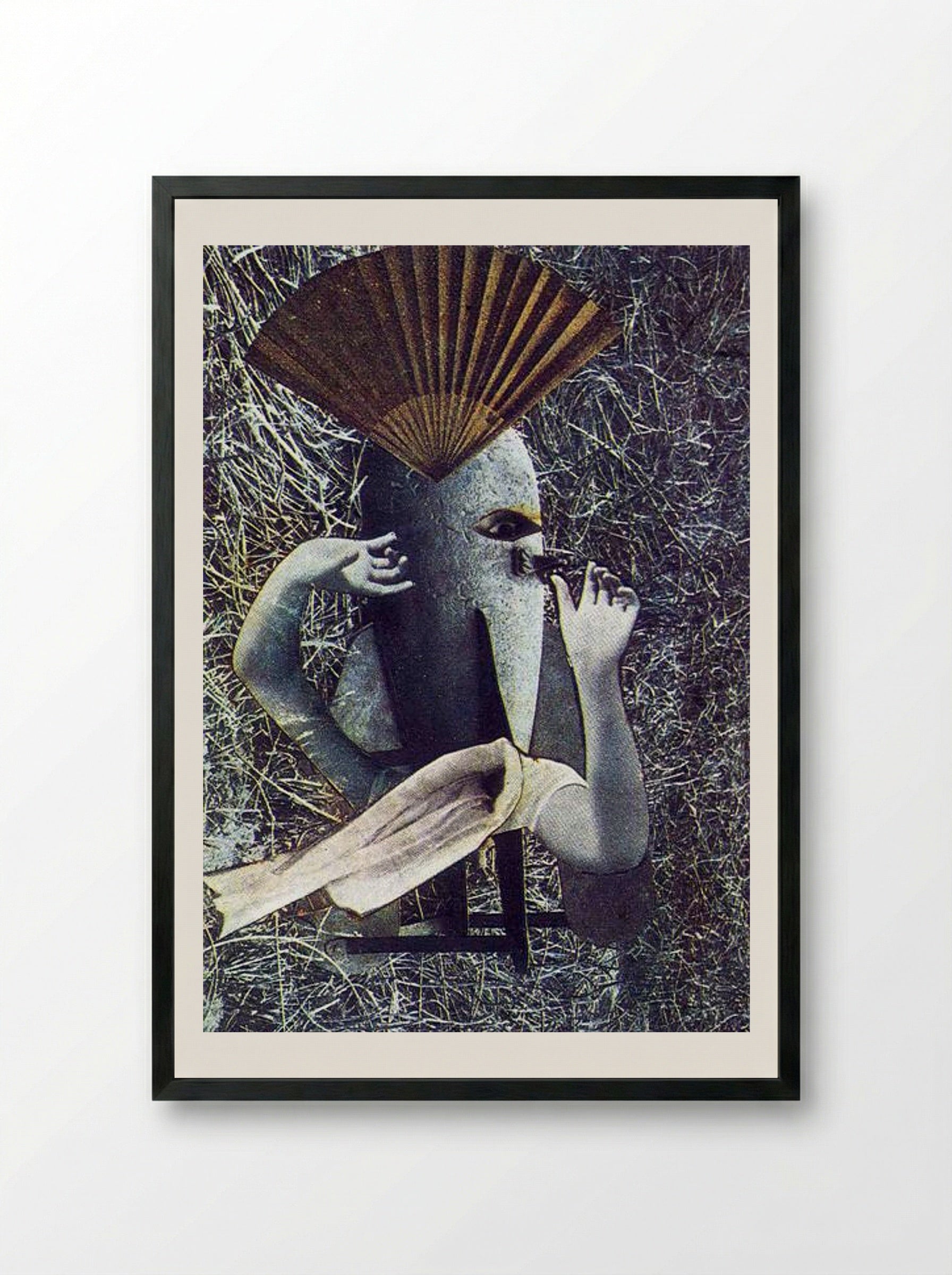 The Chinese Nightingale - Max Ernst - Framed Print Black