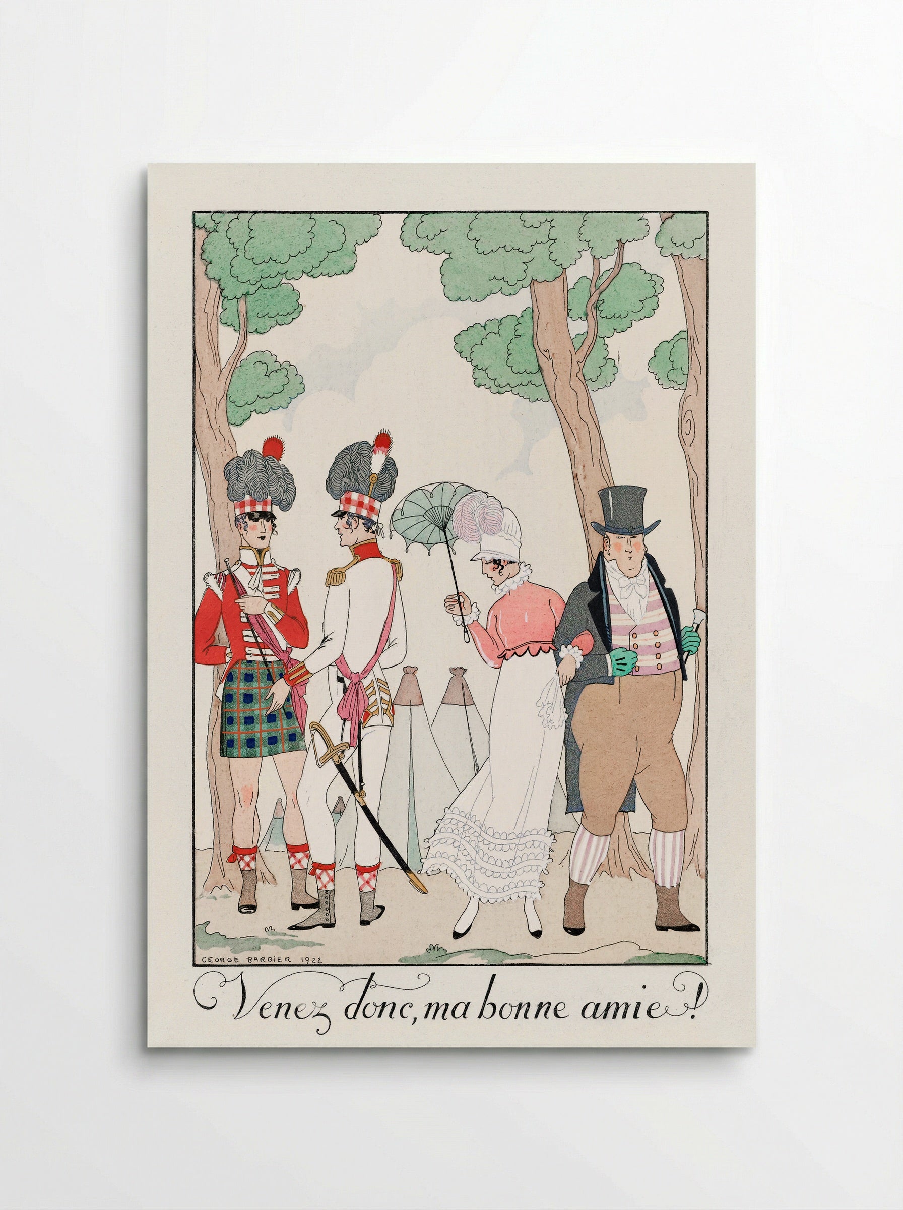 Come on, my good friend! - George Barbier - Poster
