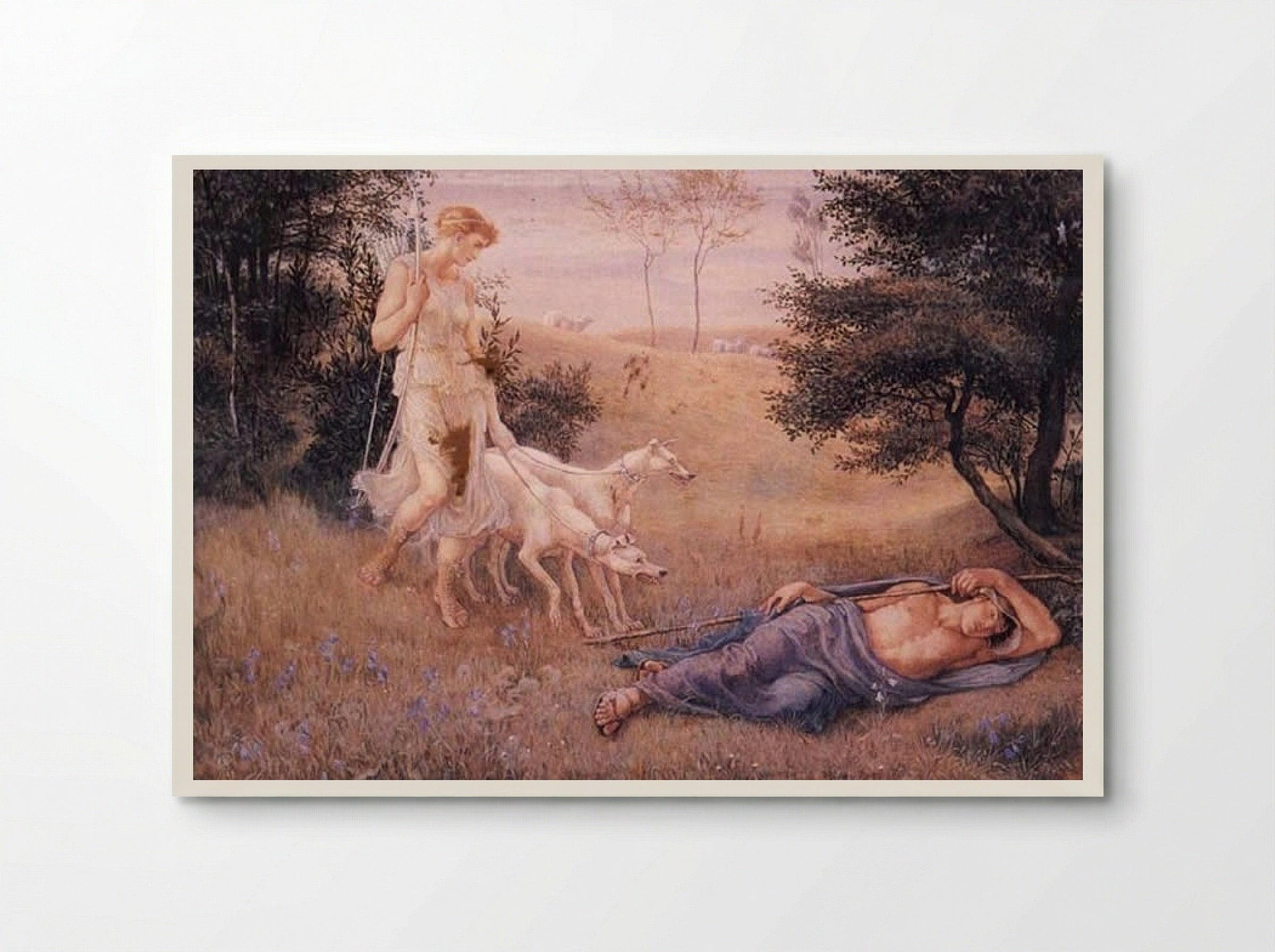 Diana and Endymion - Walter Crane - Poster