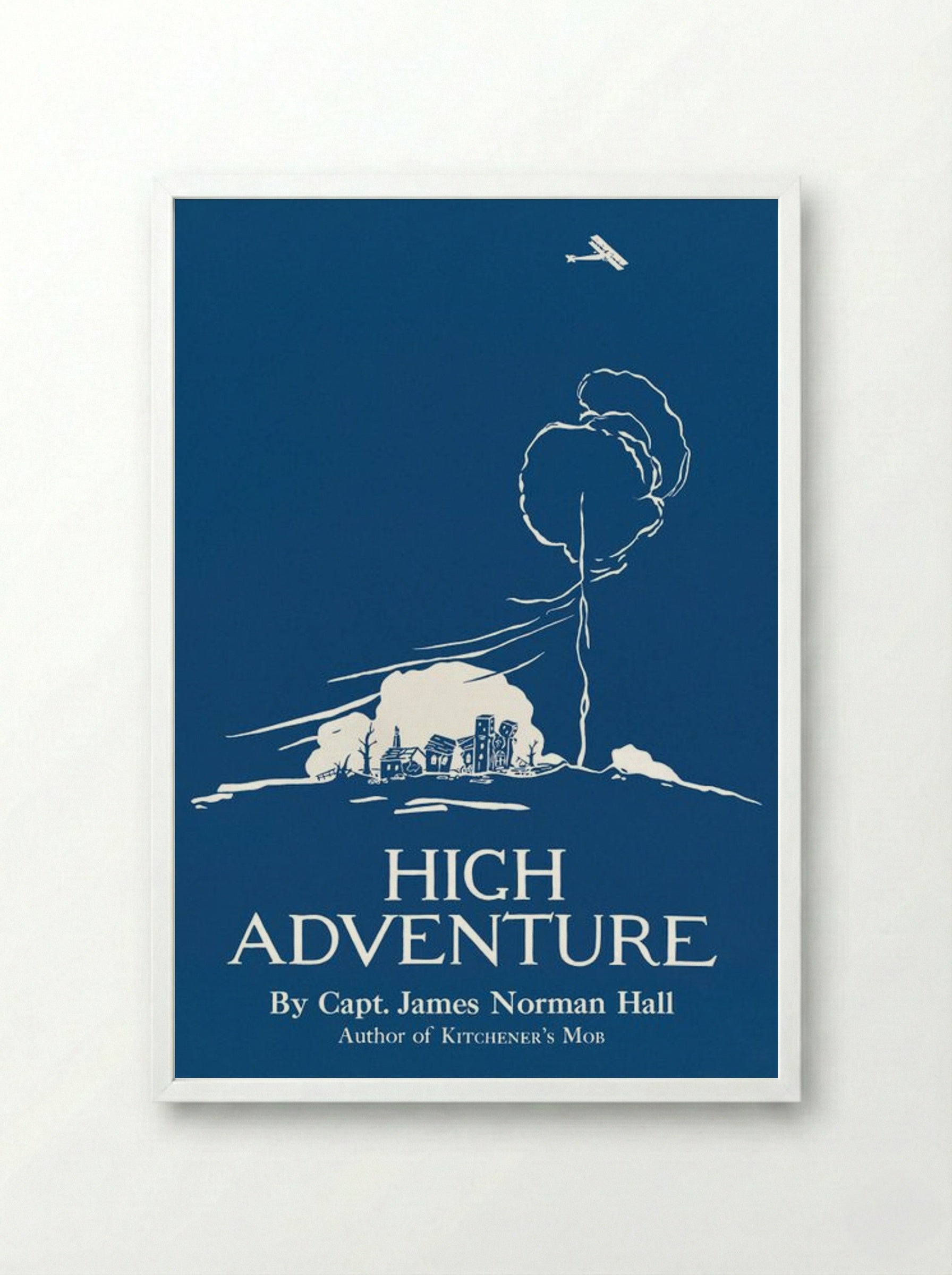 High Adventure - Edward Penfield - Framed Print White