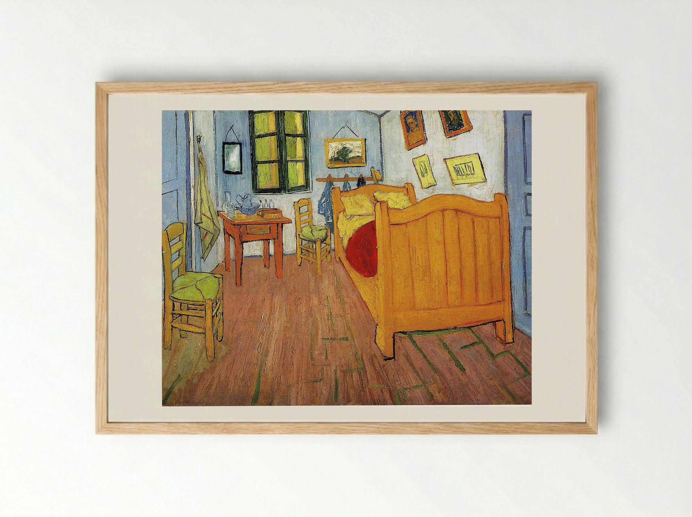 Bedroom in Arles - Vincent van Gogh - Framed Print Wood