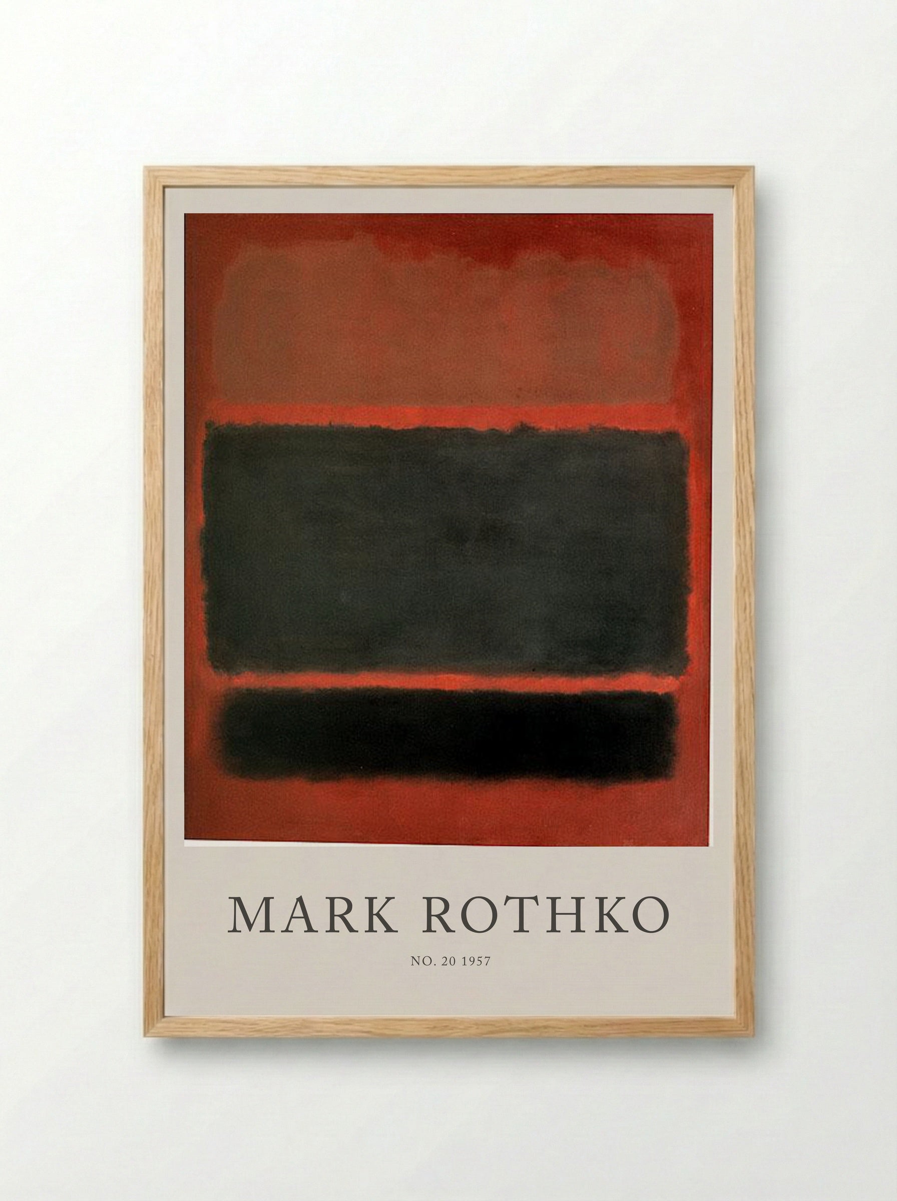 No. 20 - Mark Rothko - Framed Print Wood