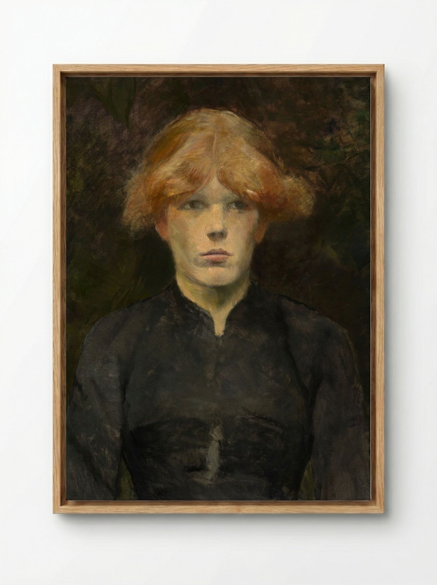 Carmen - Henri de Toulouse-Lautrec - Framed Canvas Wood