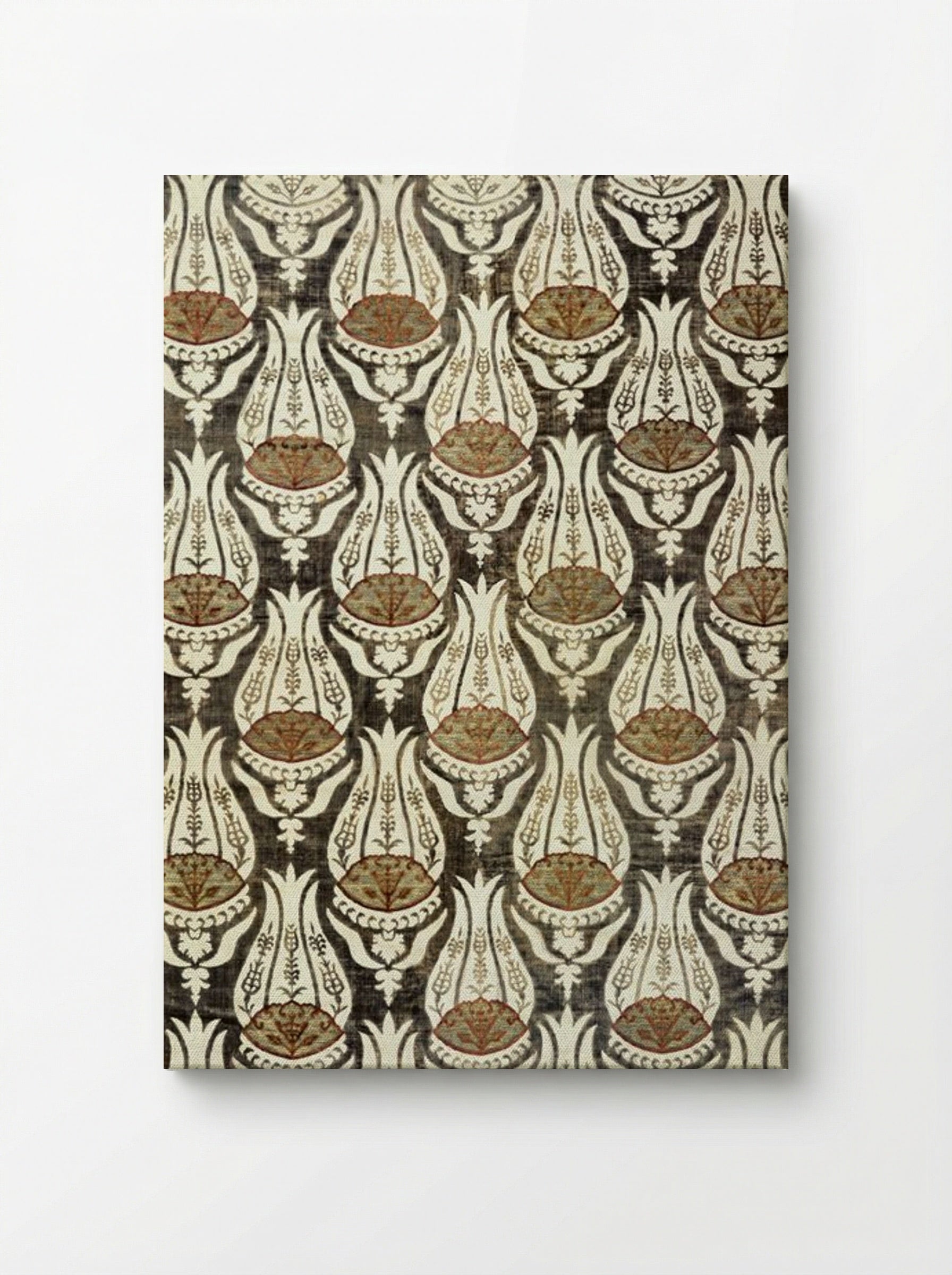 Furnishing Fabric with Tulip and Foliage Design - William Morris - Canvas