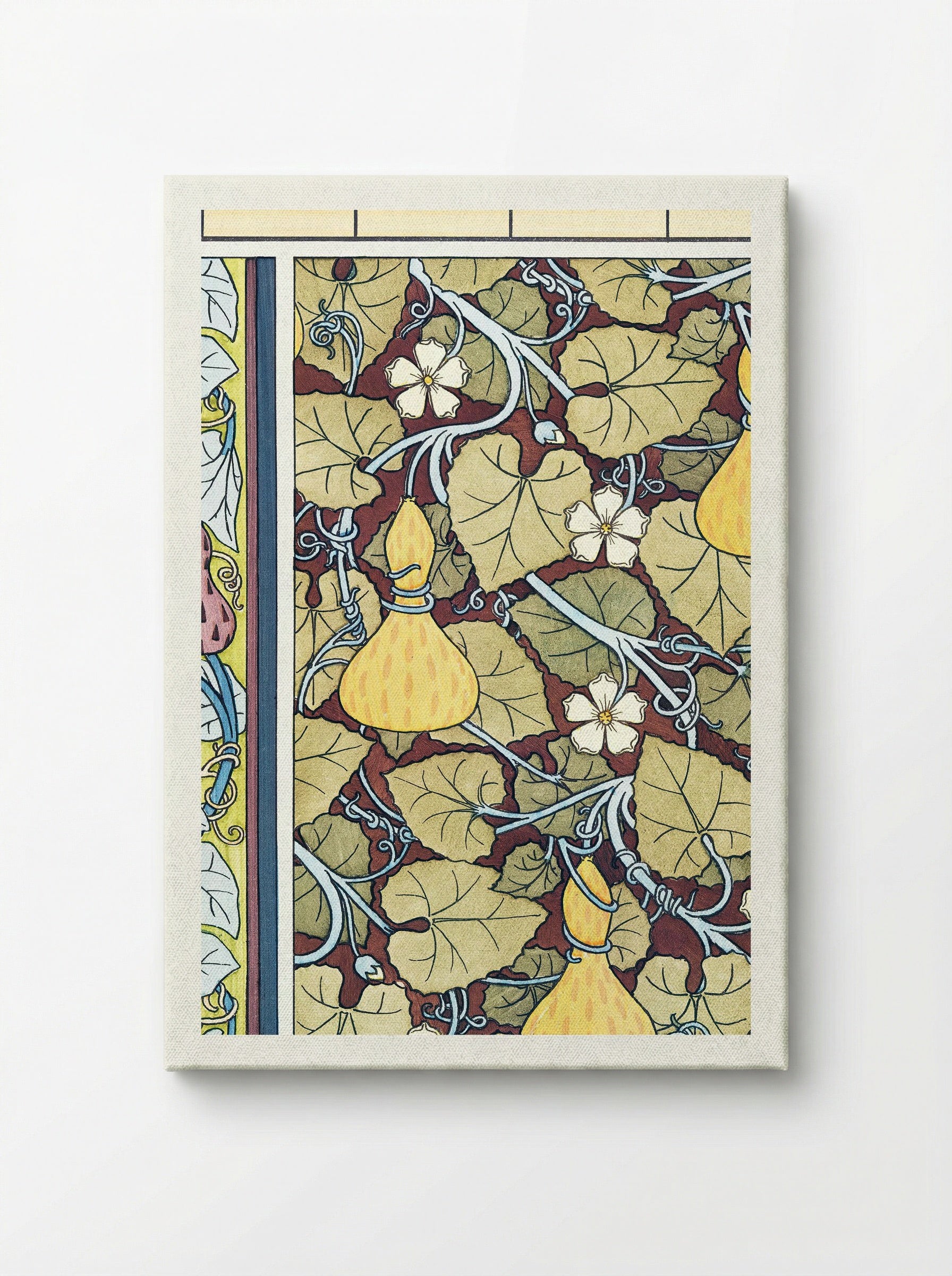 Courge (White-Flowered Gourd, from La Plante et ses Applications ornementales) - Maurice Pillard Verneuil - Canvas