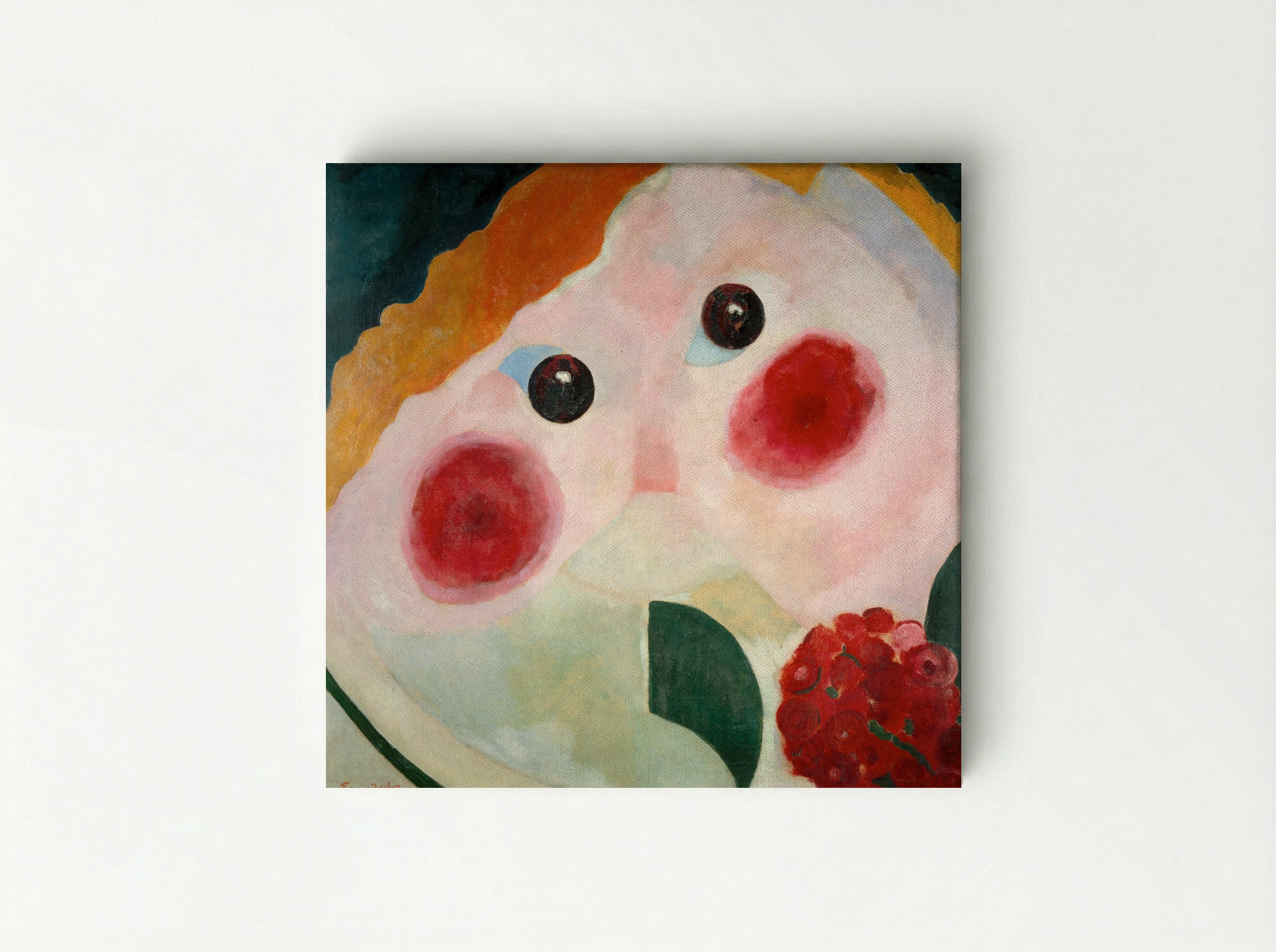 Girl with Ranunculus - Theo van Doesburg - Canvas
