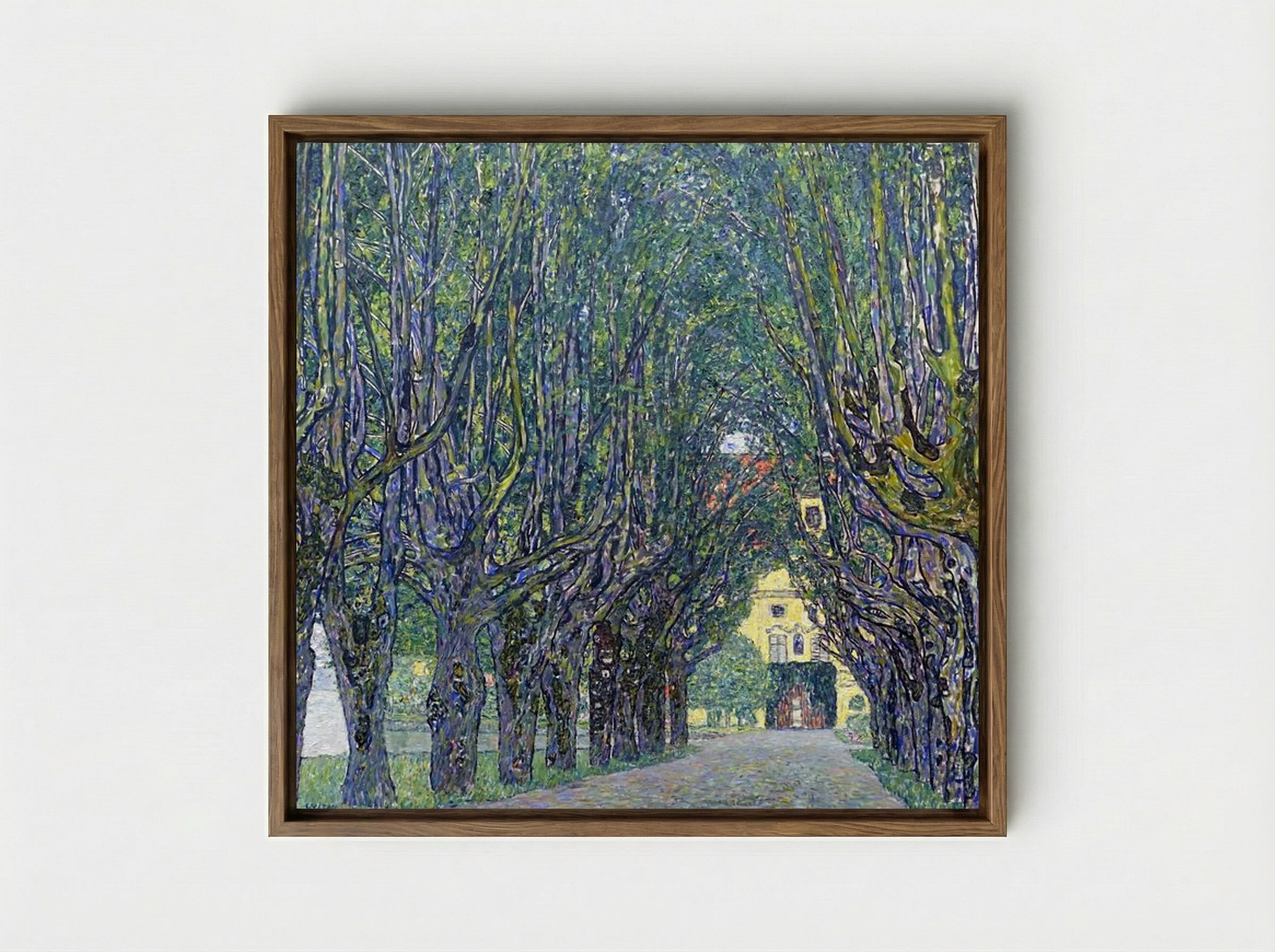Avenue at Schloss Kammer - Gustav Klimt - Framed Canvas Wood