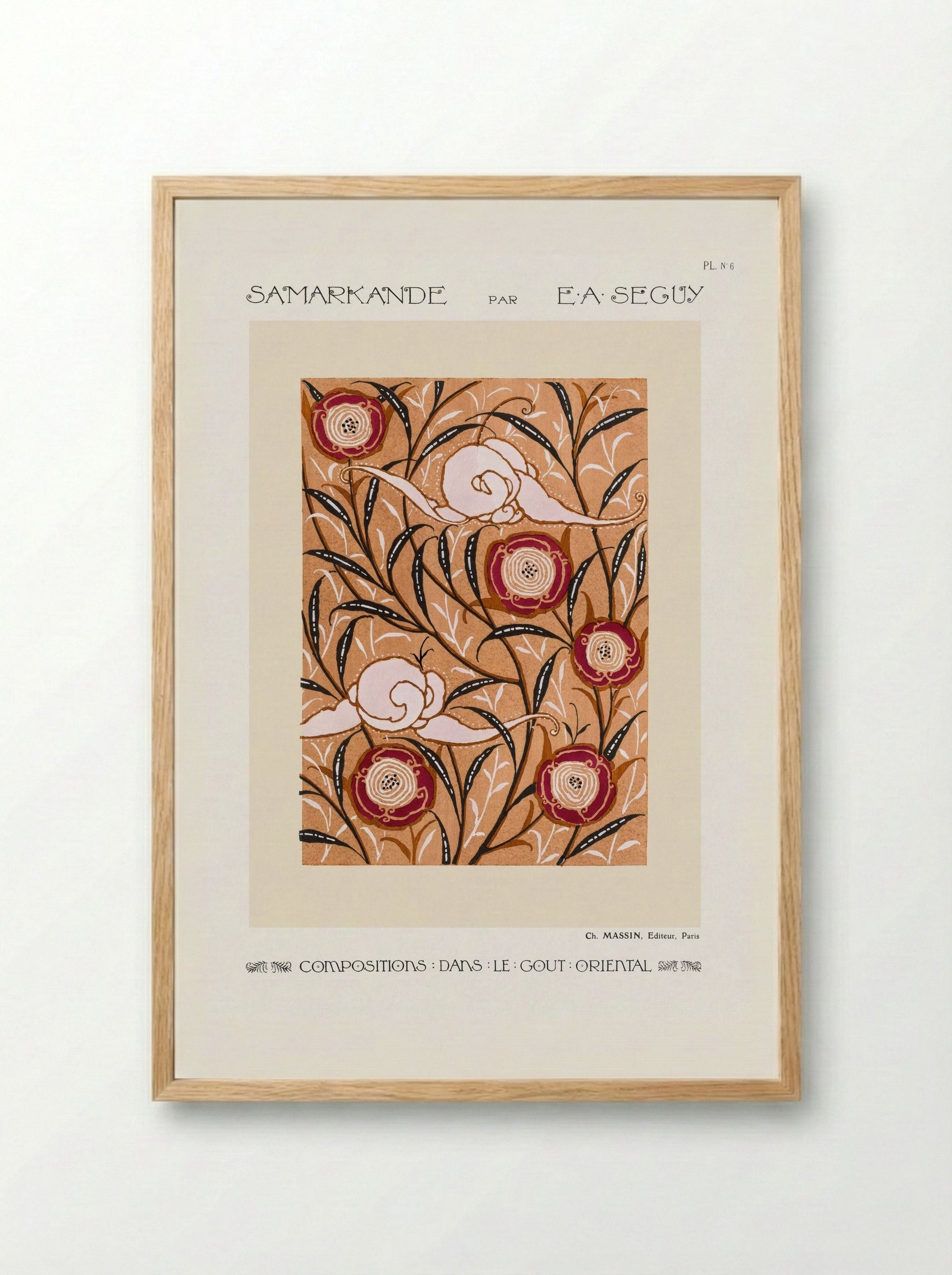 Samarkande, Plate No. 6 - Émile-Allain Séguy - Framed Print Wood