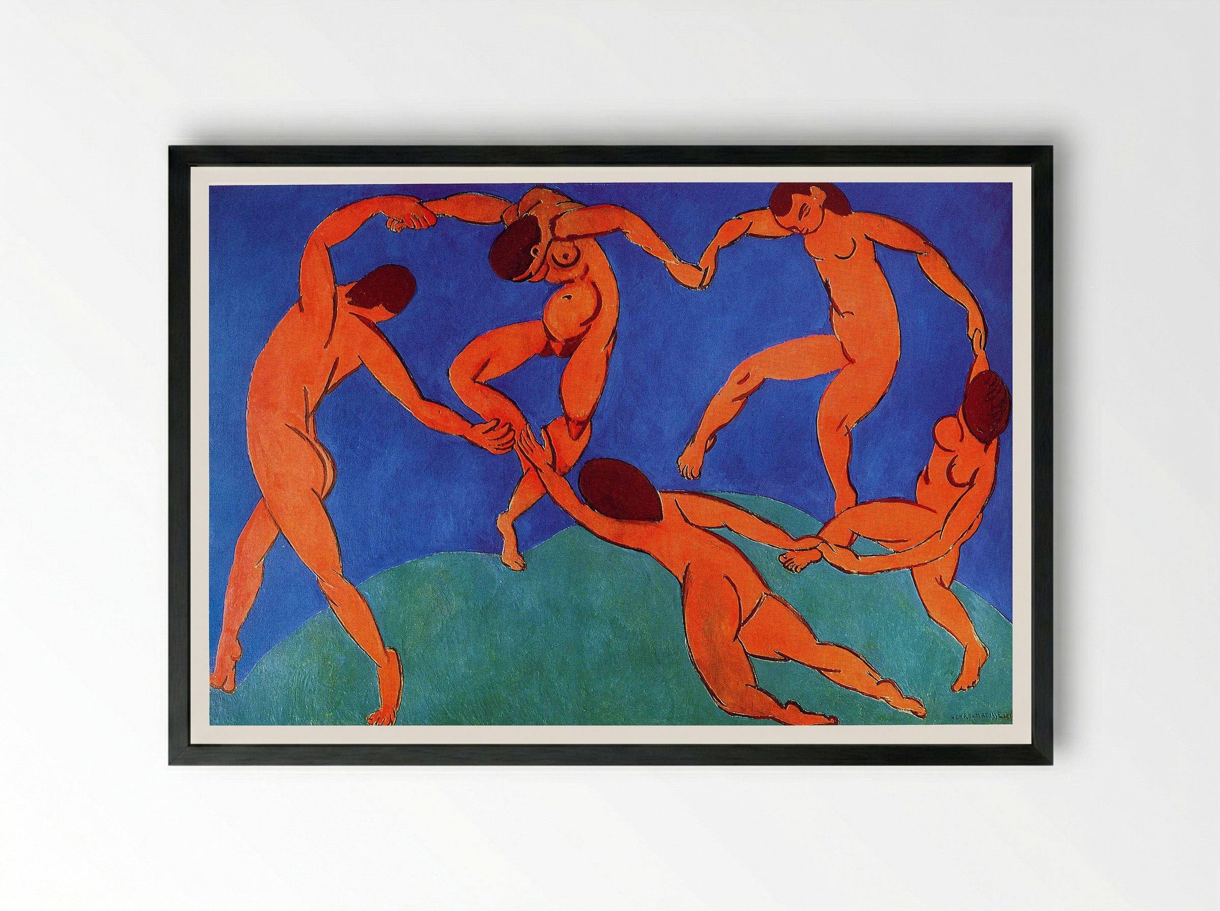 Dance (II) - Henri Matisse - Framed Print Black