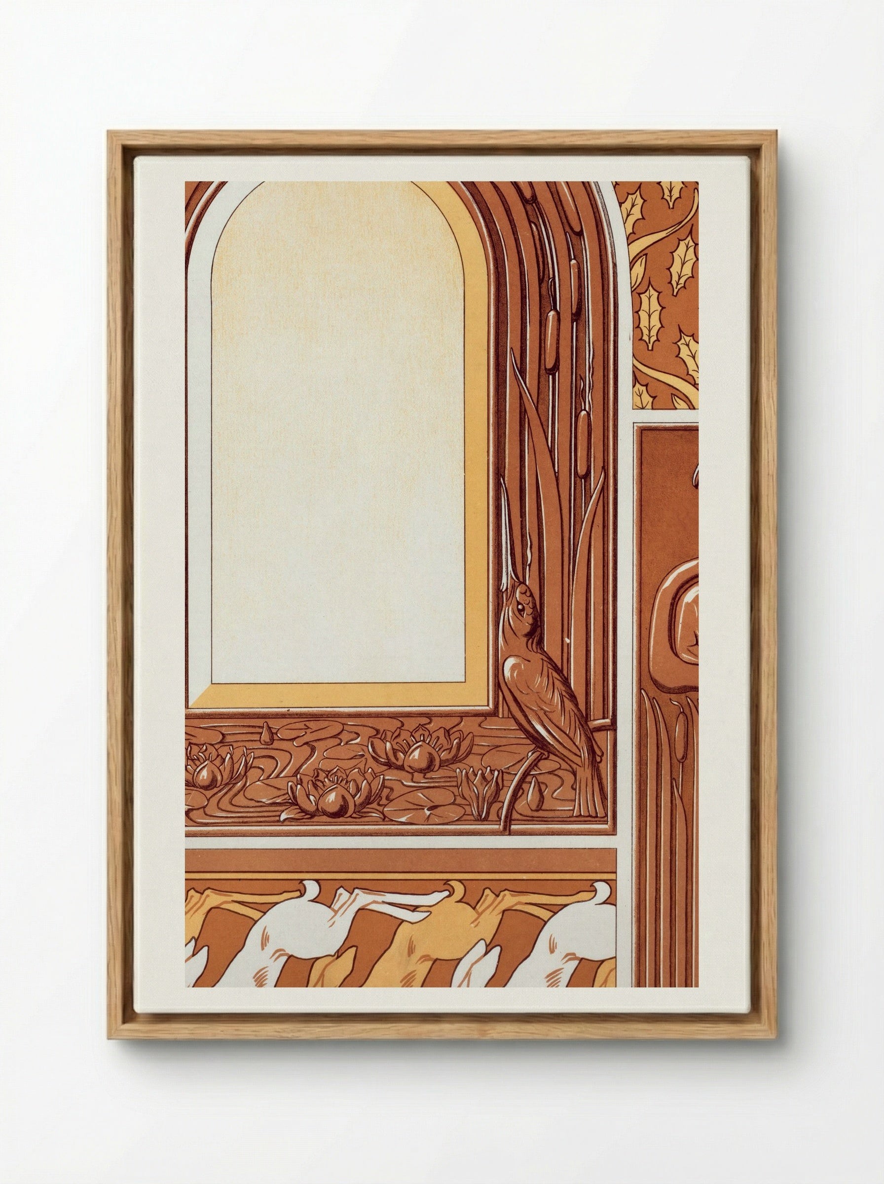 L'Animal dans la Décoration, Plate 50 - M.P. Verneuil - Framed Canvas Wood