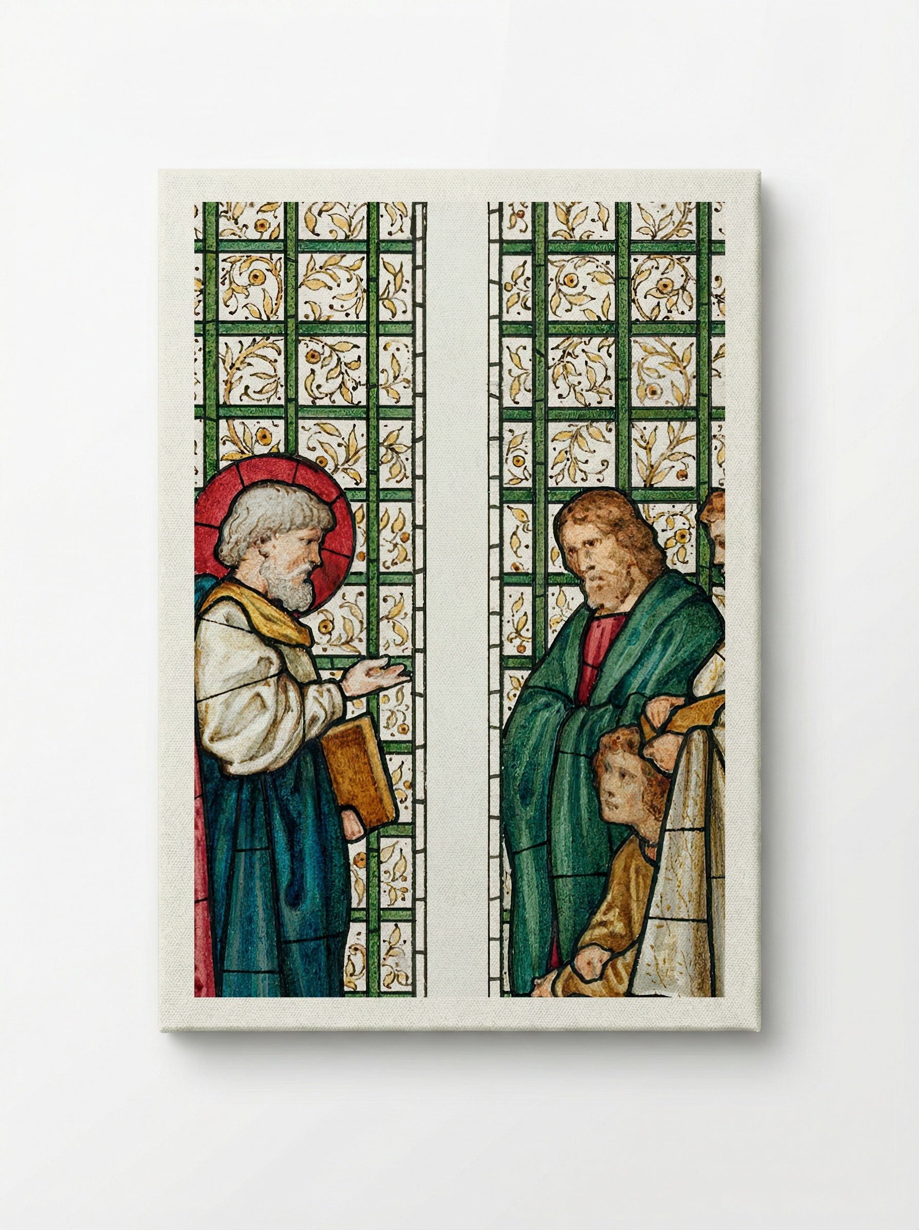 Design for Stained Glass Window, St. Paul's Church, Boston, MA - Edward Burne-Jones - Canvas