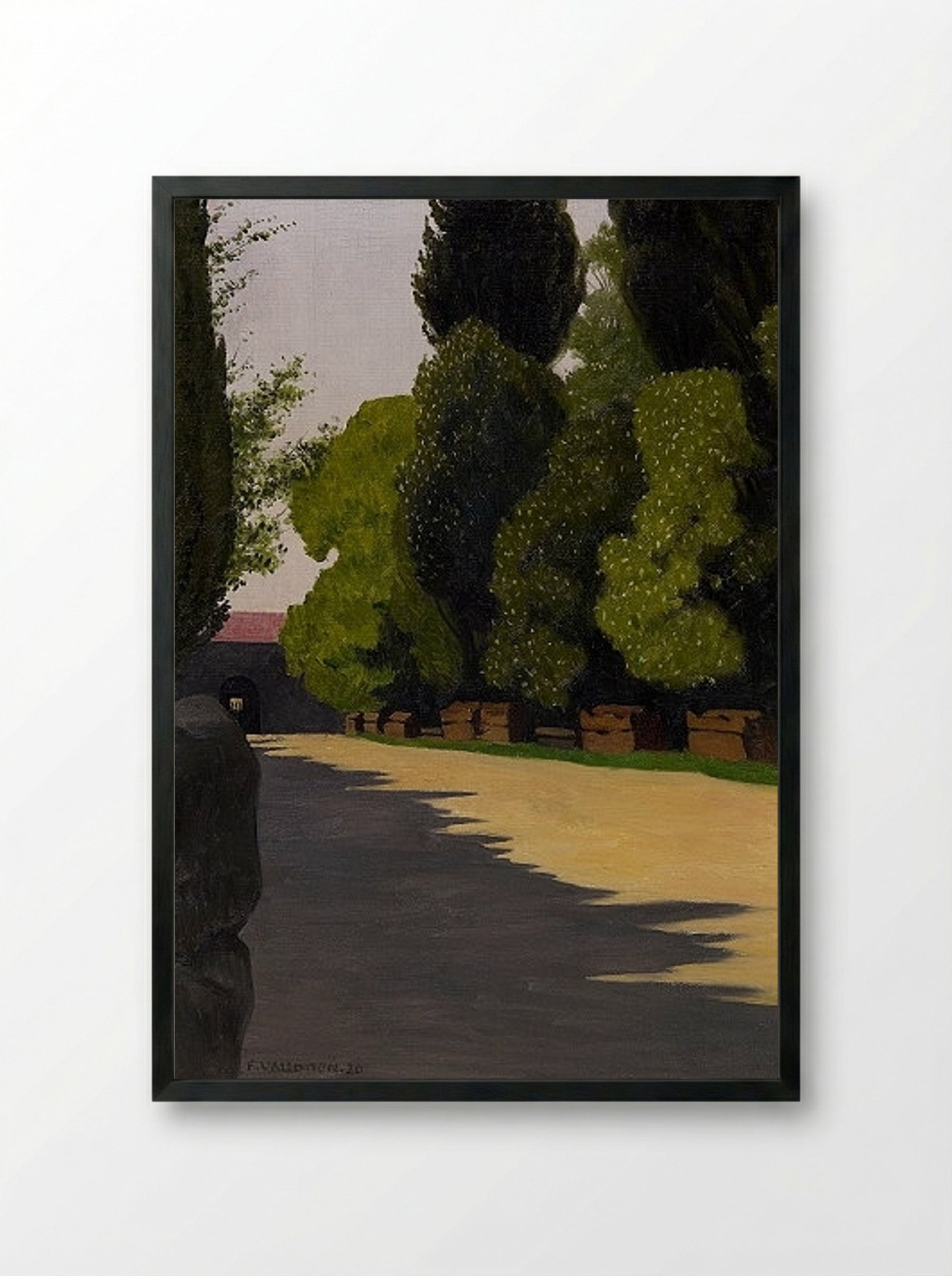 Alyscamps - Félix Vallotton - Framed Print Black