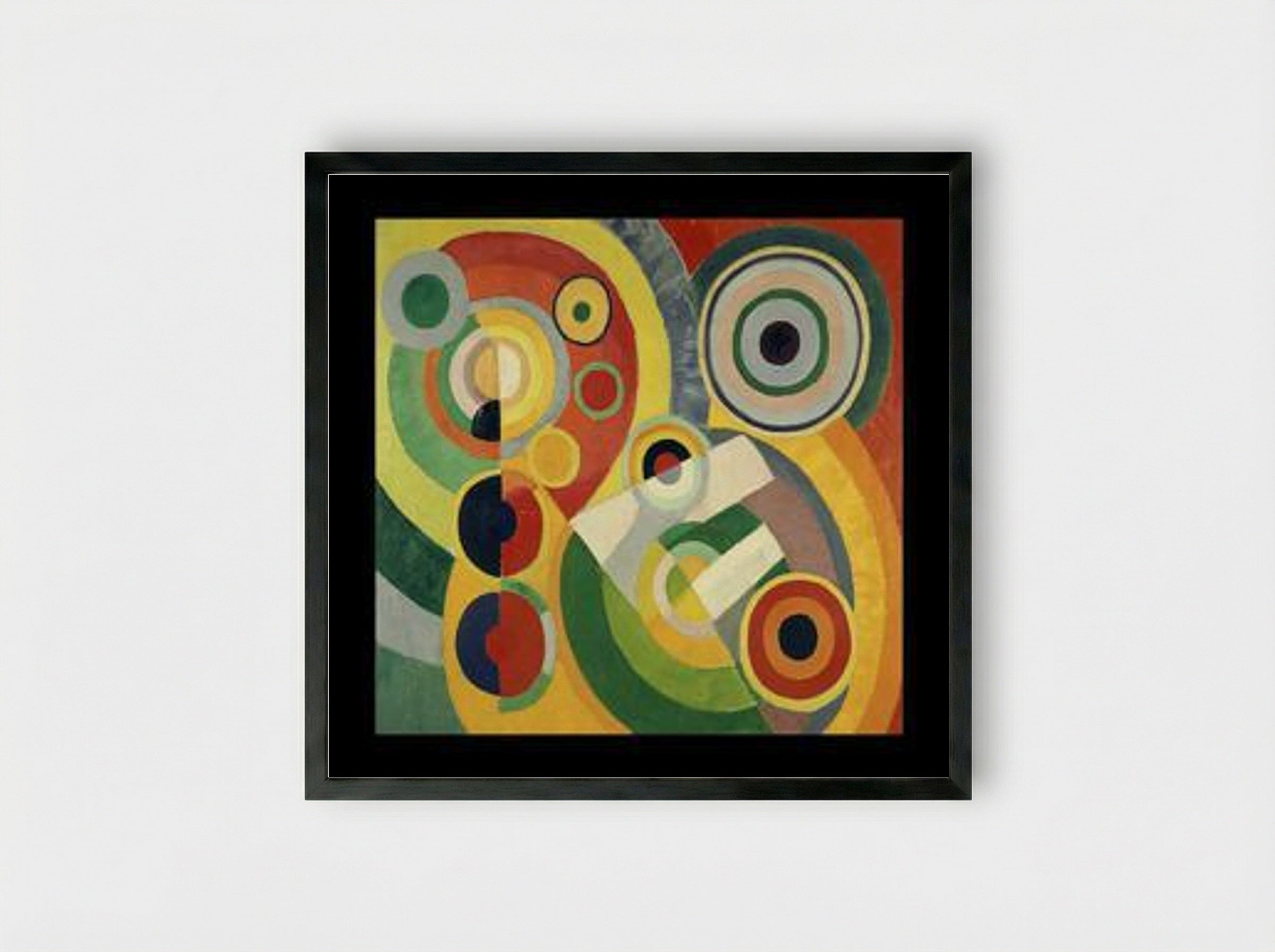 The Joy of Life - Robert Delaunay - Framed Print Black