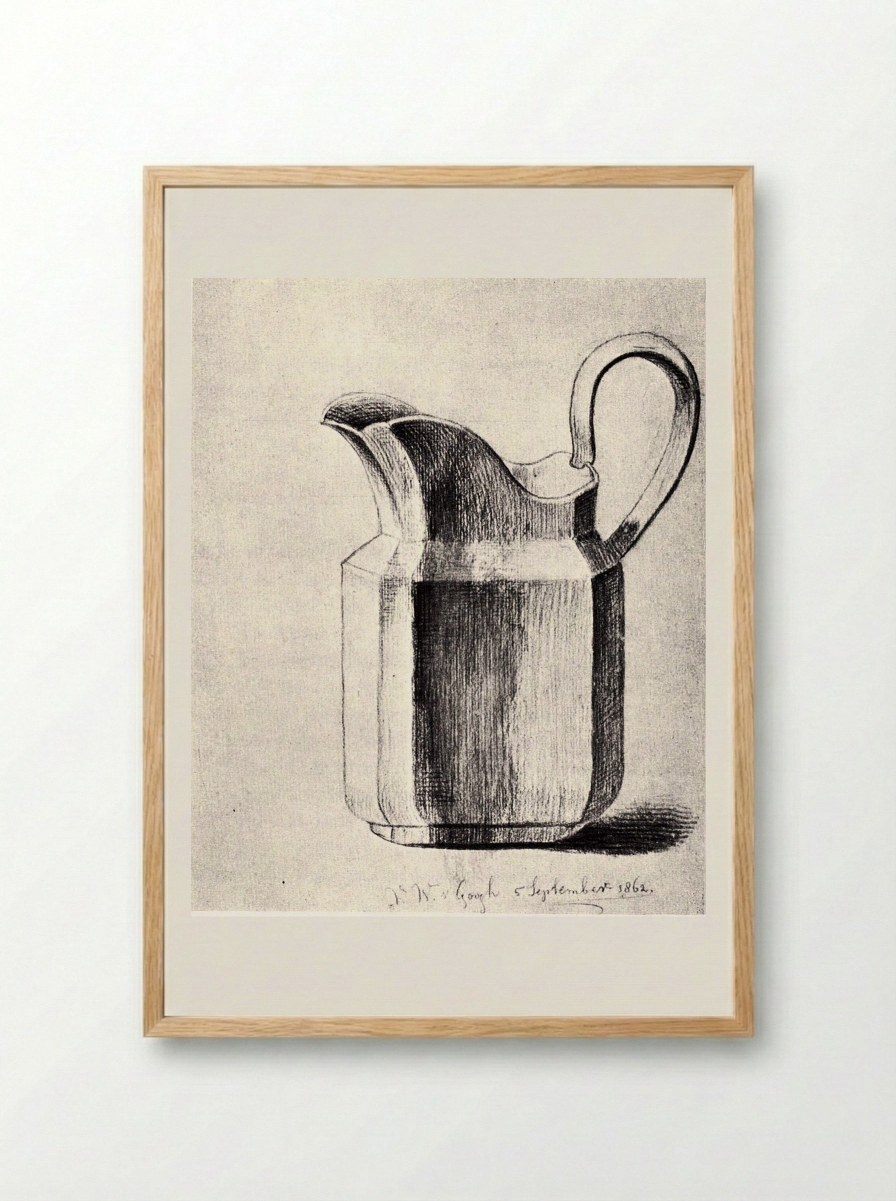 Milk Jug (Pewter Jug) - Vincent van Gogh - Framed Print Wood