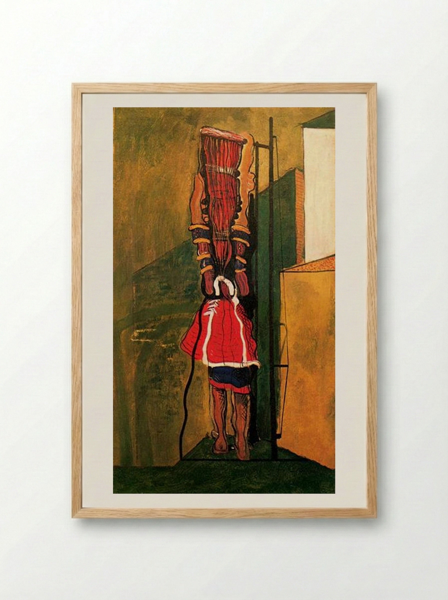 Chimera - Max Ernst - Framed Print Wood
