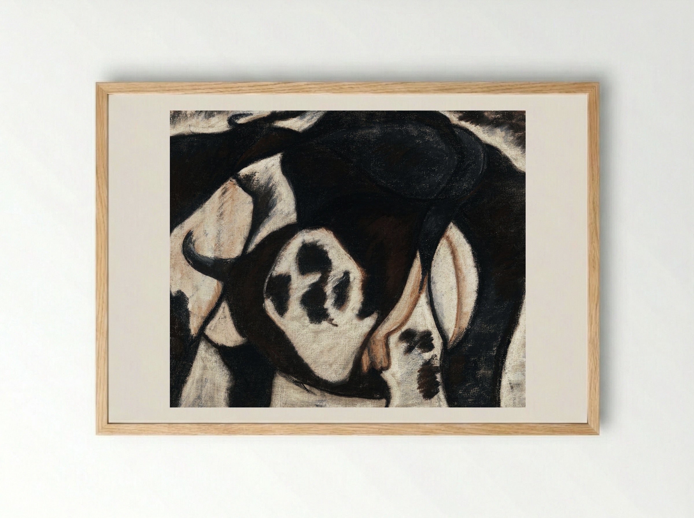 Cow - Arthur Dove - Framed Print Wood