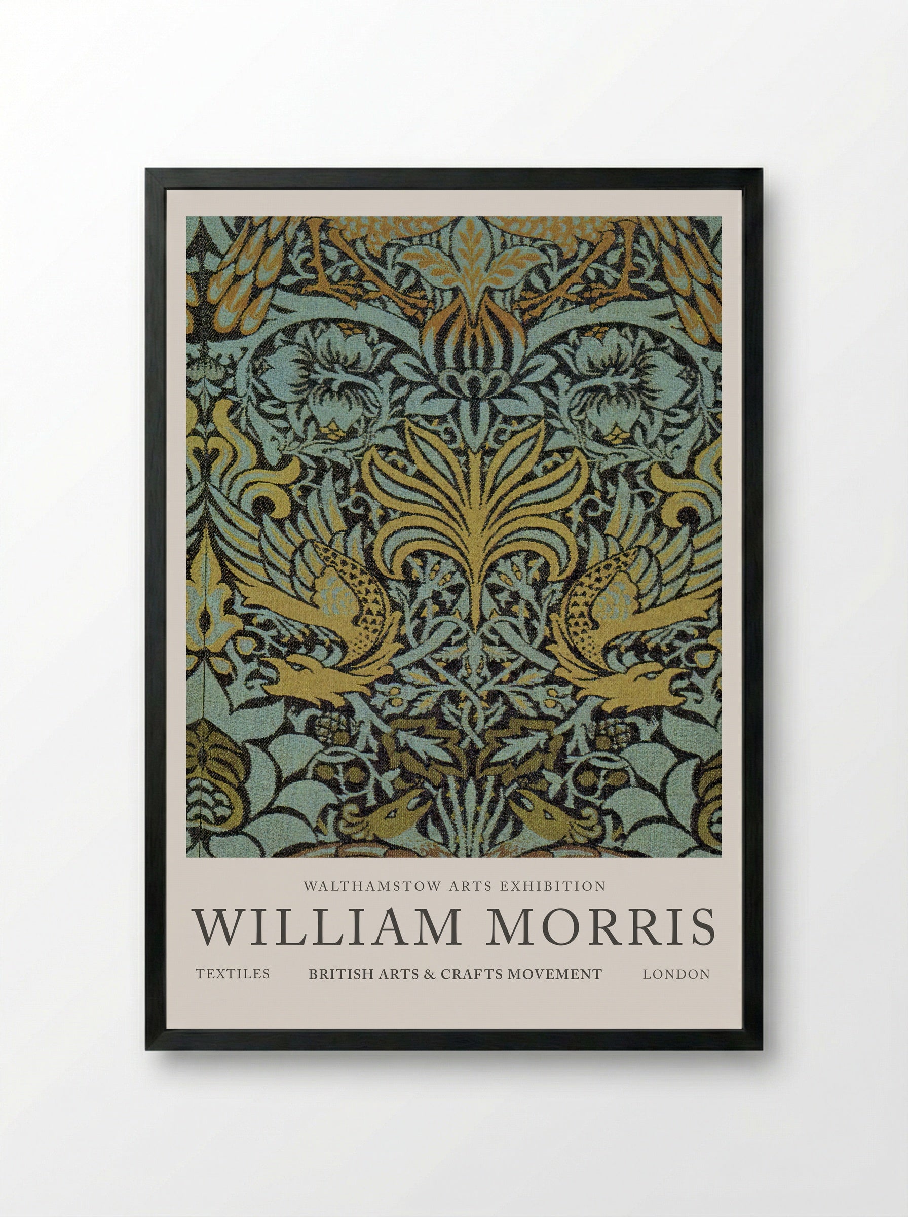Peacock and Dragon Woven Wool Furnishing Fabric - William Morris