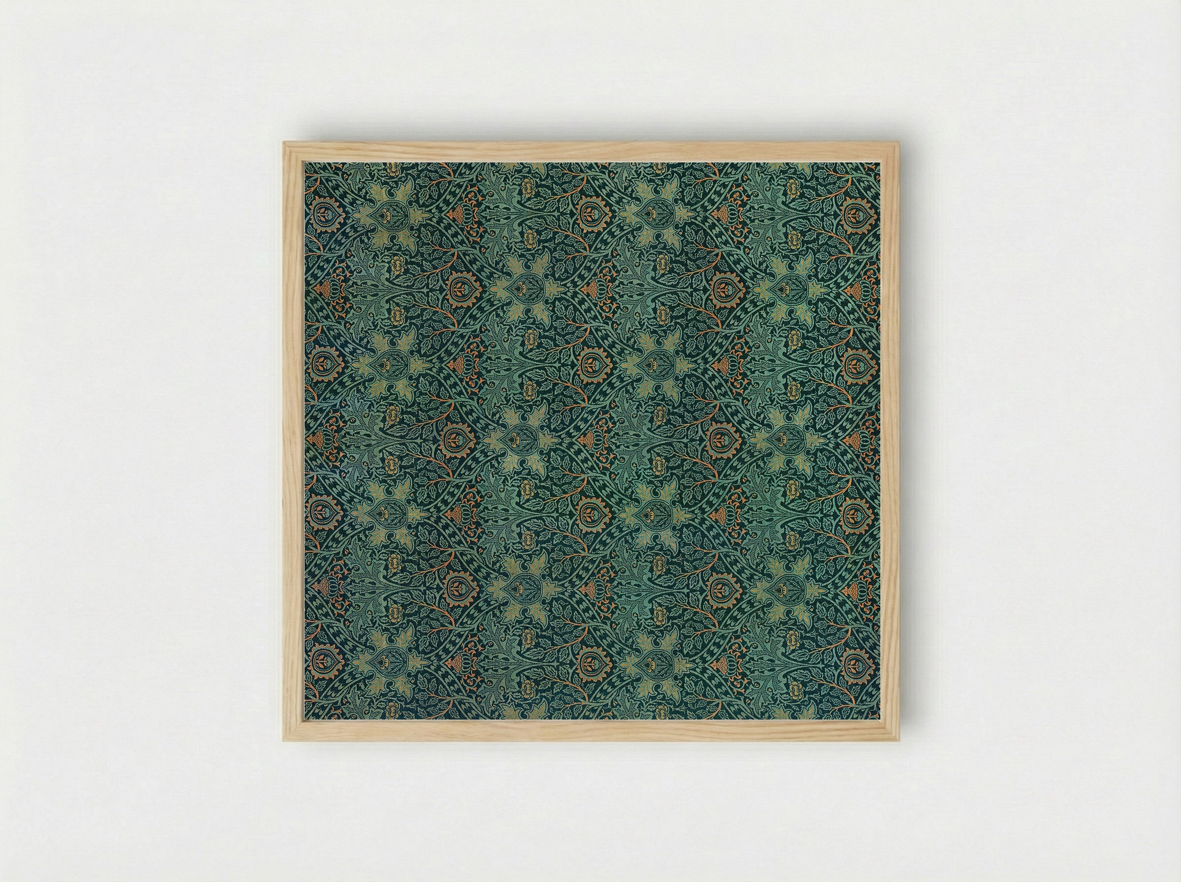 Ispahan - William Morris - Framed Print Wood