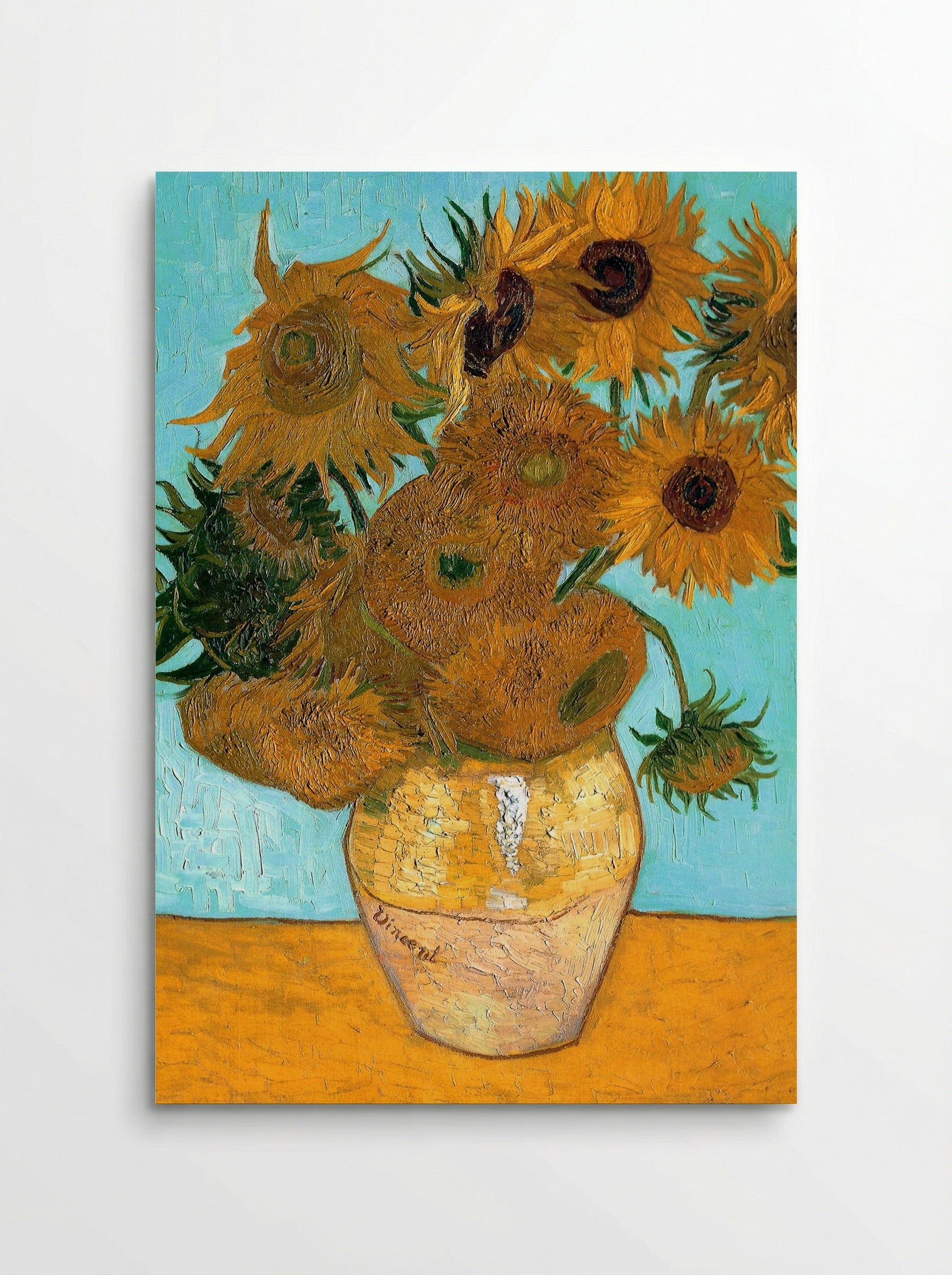 Vase with Twelve Sunflowers - Vincent van Gogh - Poster