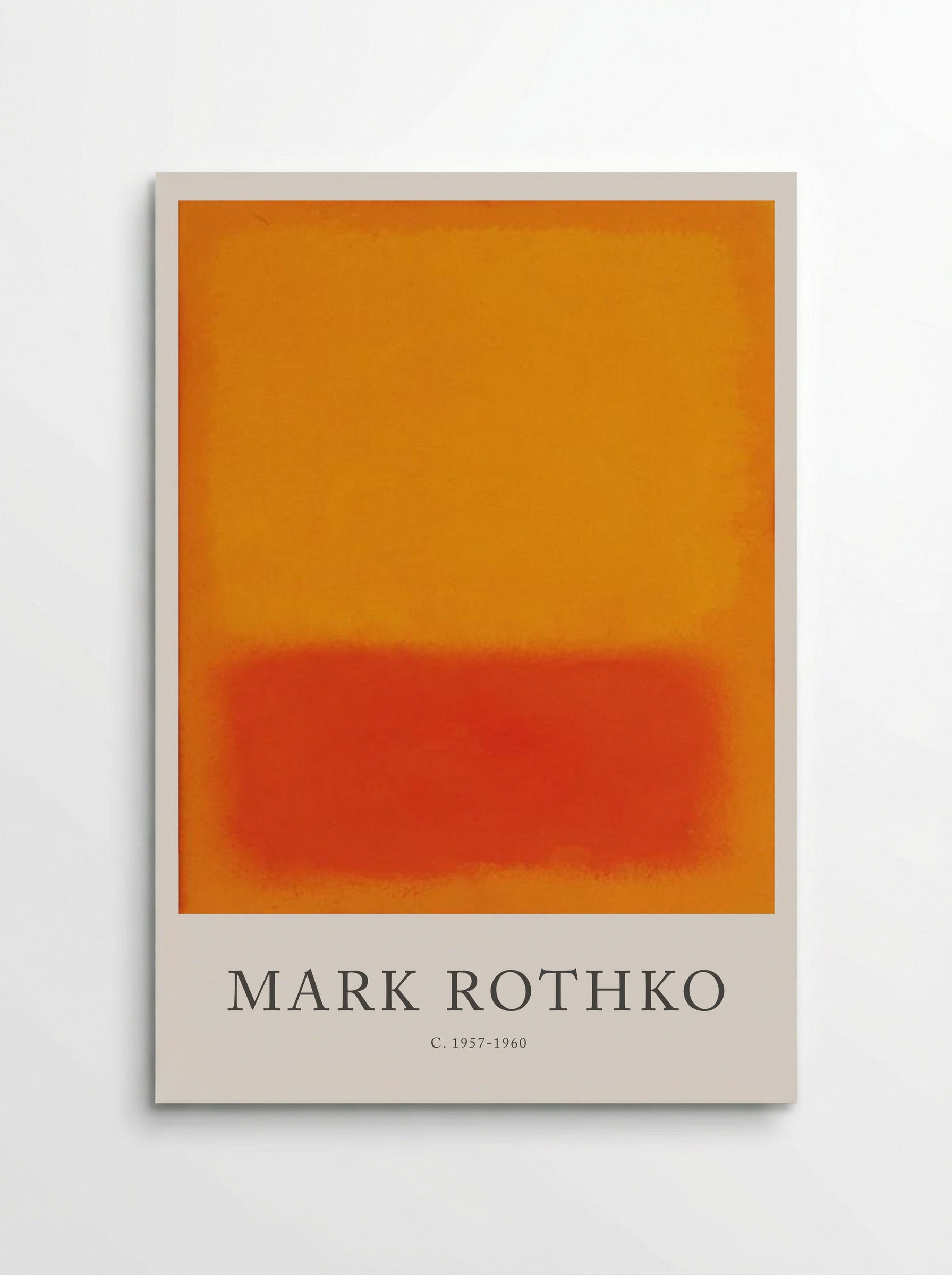 Untitled (Orange and Red) - Mark Rothko - Poster