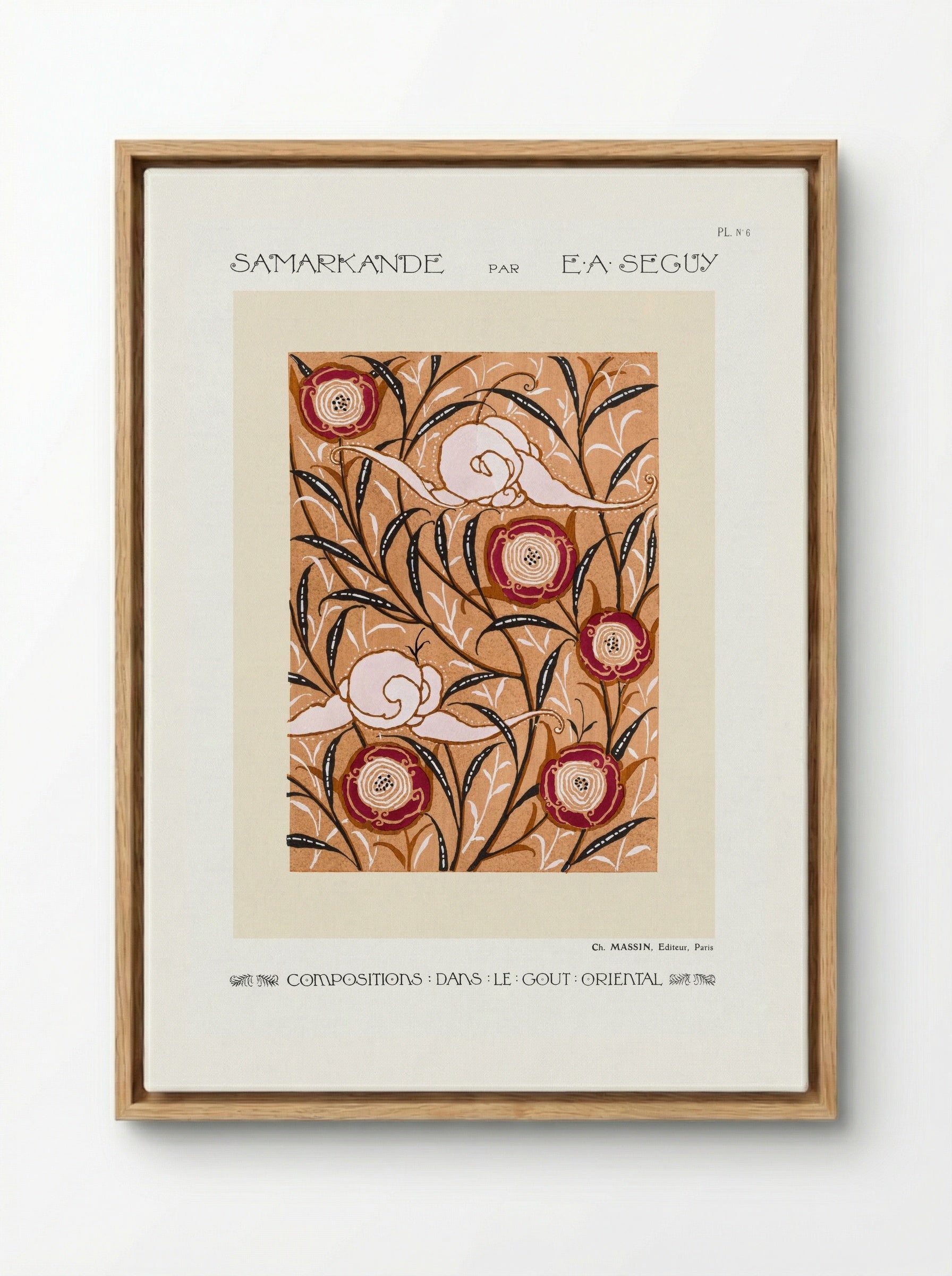 Samarkande, Plate No. 6 - Émile-Allain Séguy - Framed Canvas Wood