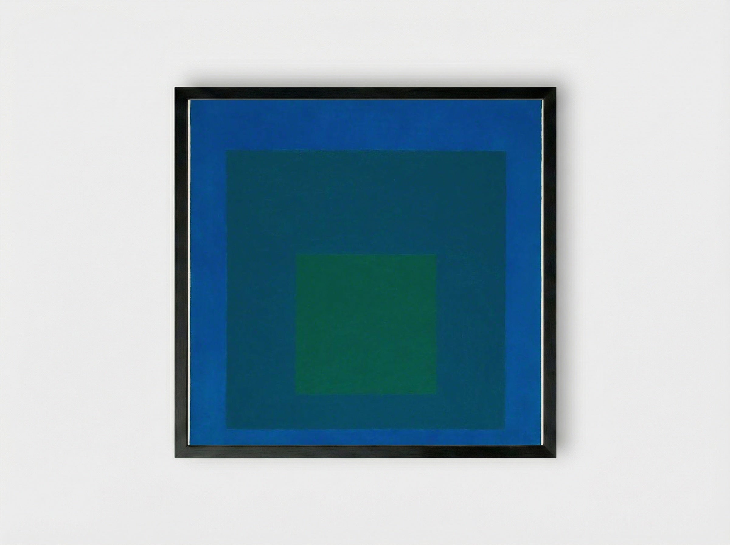 Study for Homage to the Square: Beaming - Josef Albers - Framed Print Black