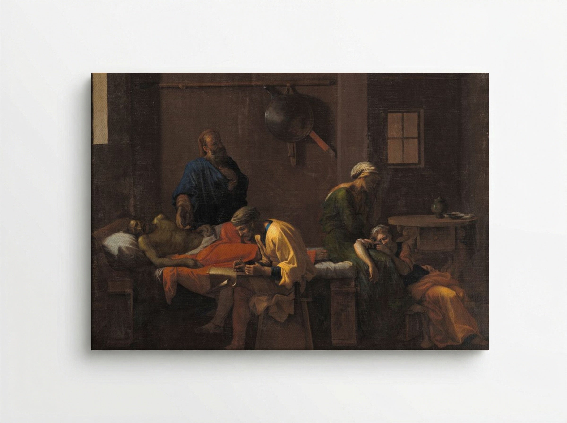 The Testament of Eudamidas - Nicolas Poussin - Canvas