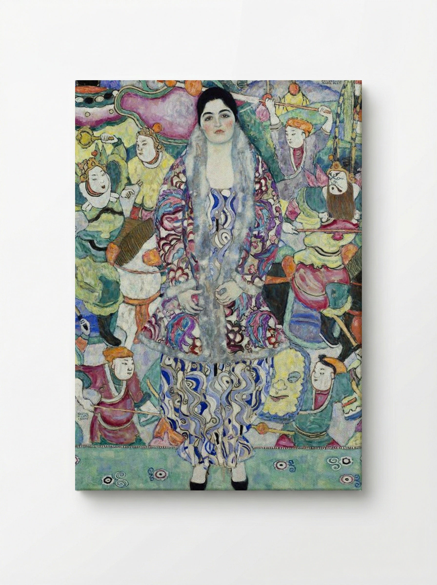 Portrait of Friederike Maria Beer - Gustav Klimt - Canvas