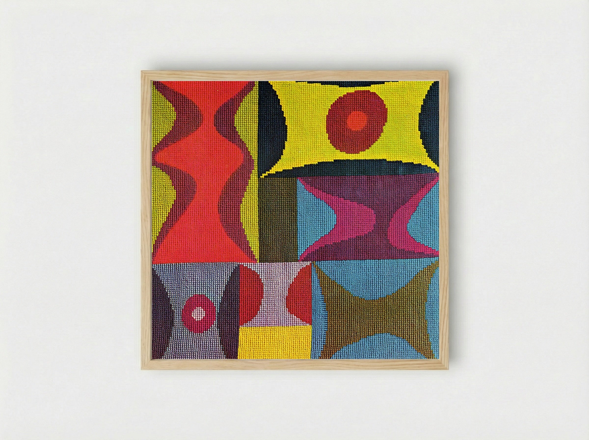 Elementary Forms - Sophie Taeuber-Arp - Framed Print Wood