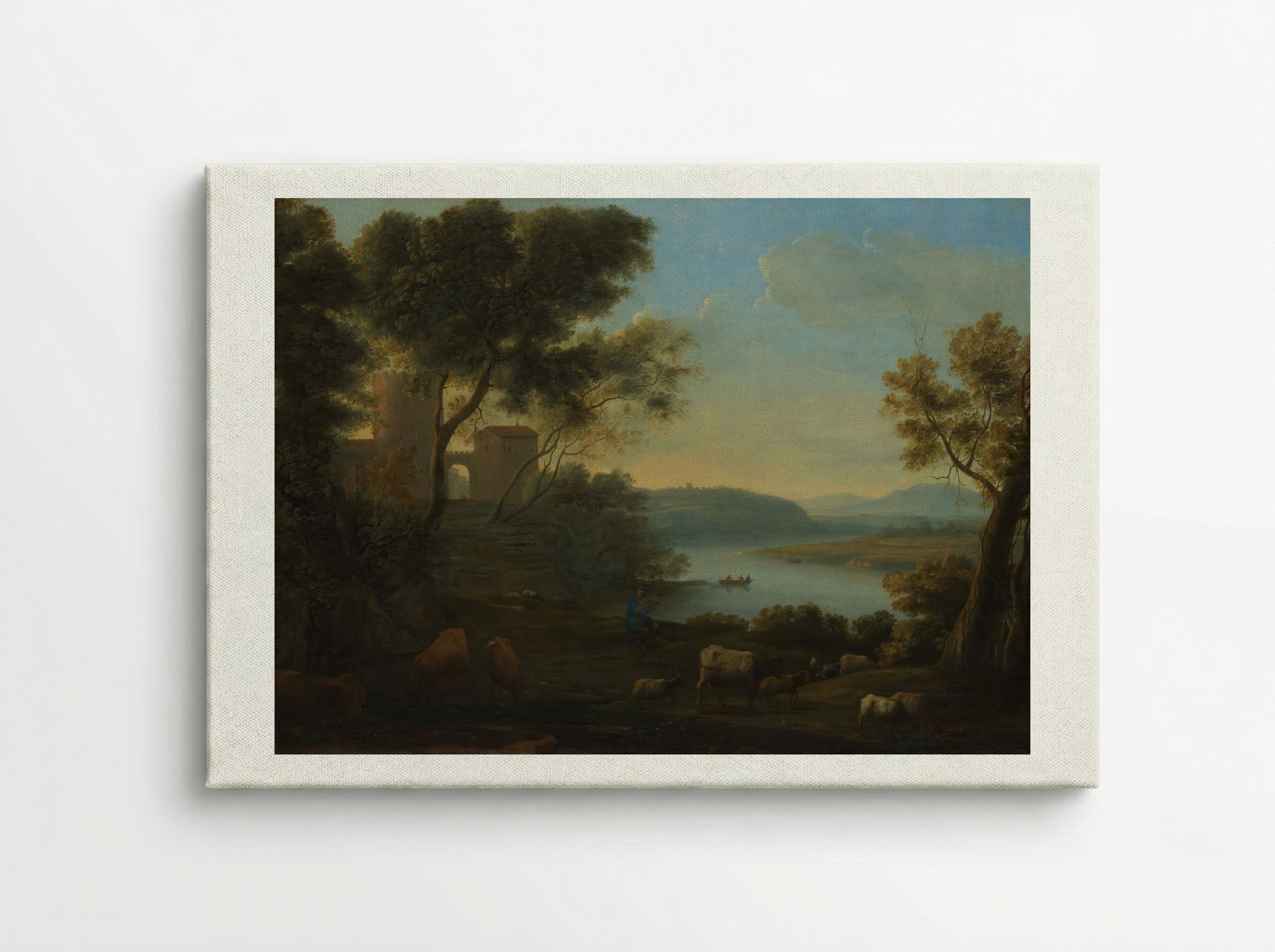 Pastoral Landscape, The Roman Campagna - Claude Lorrain - Canvas