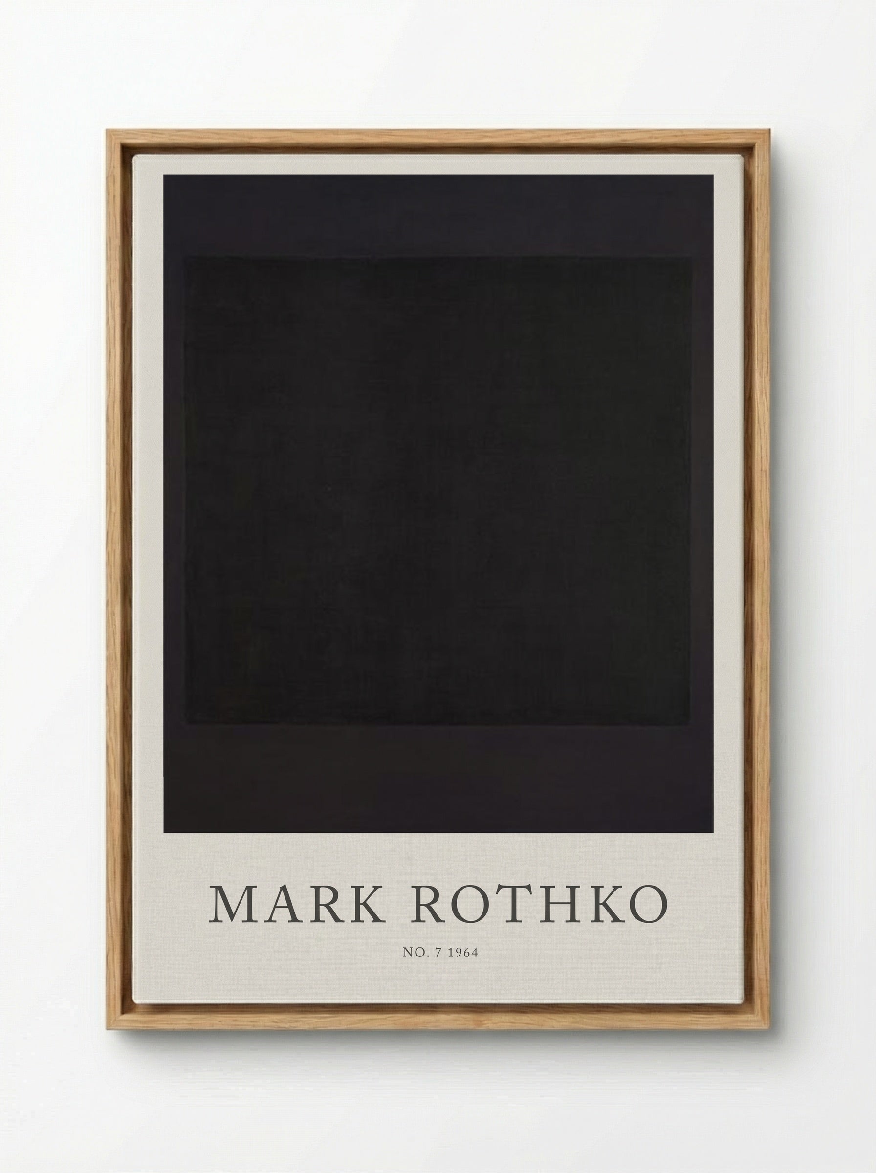 No. 7 - Mark Rothko - Framed Canvas Wood