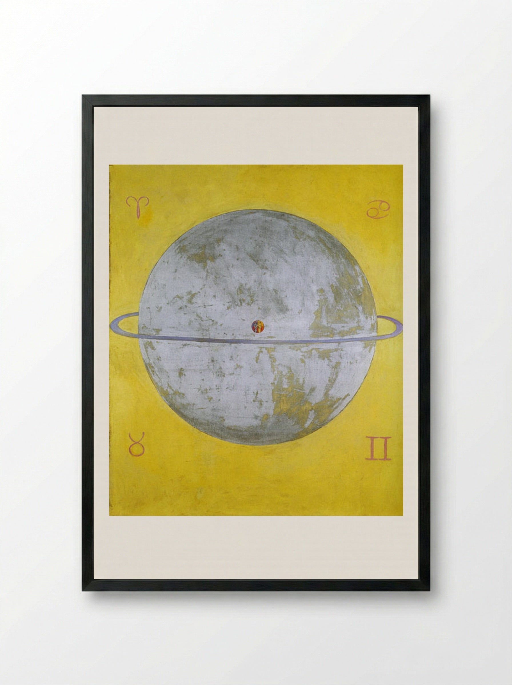 The Dove, Nr. 12 - Hilma af Klint - Framed Print Black