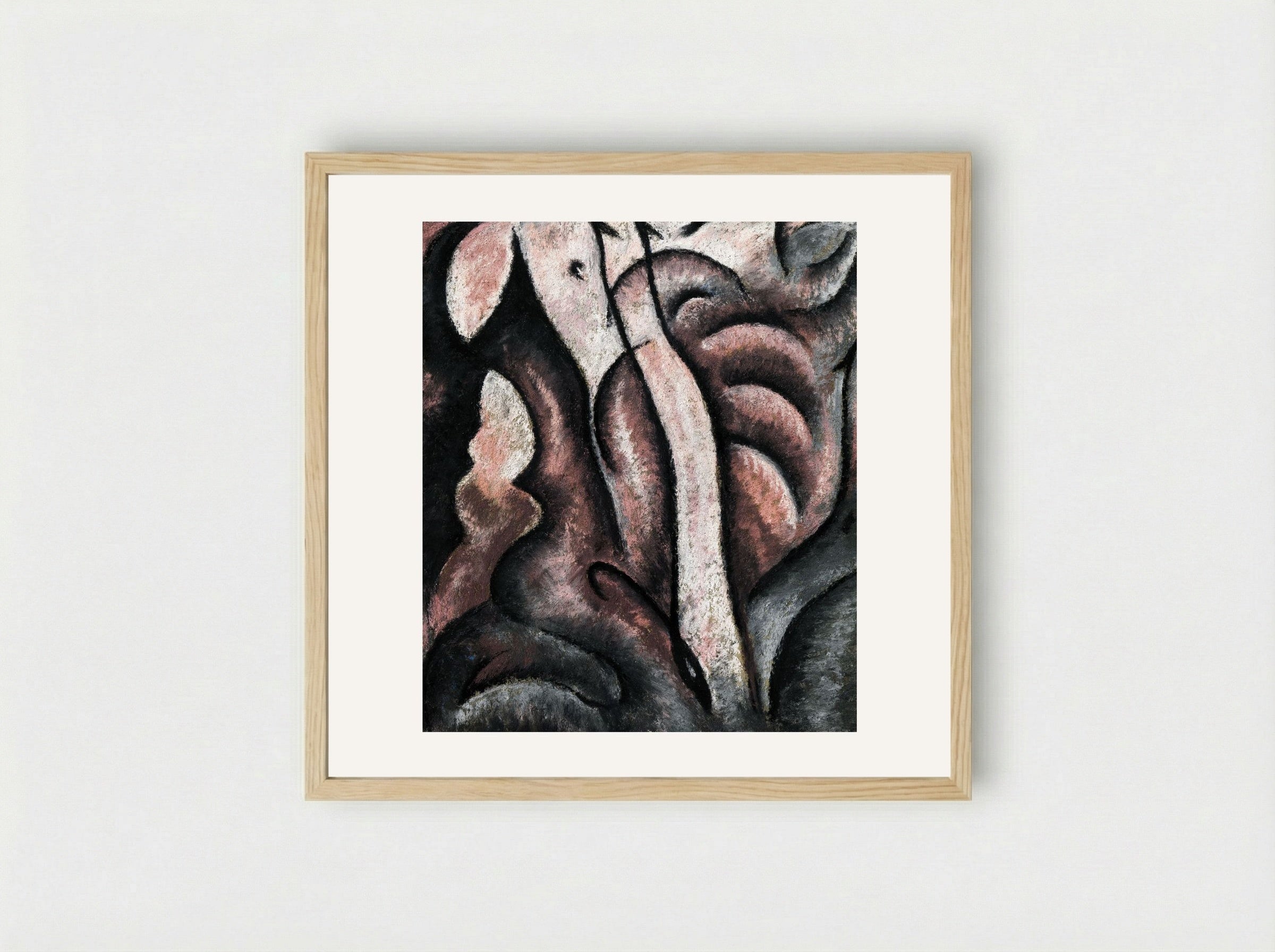 Sentimental Music (ca.) - Arthur Dove - Framed Print Wood