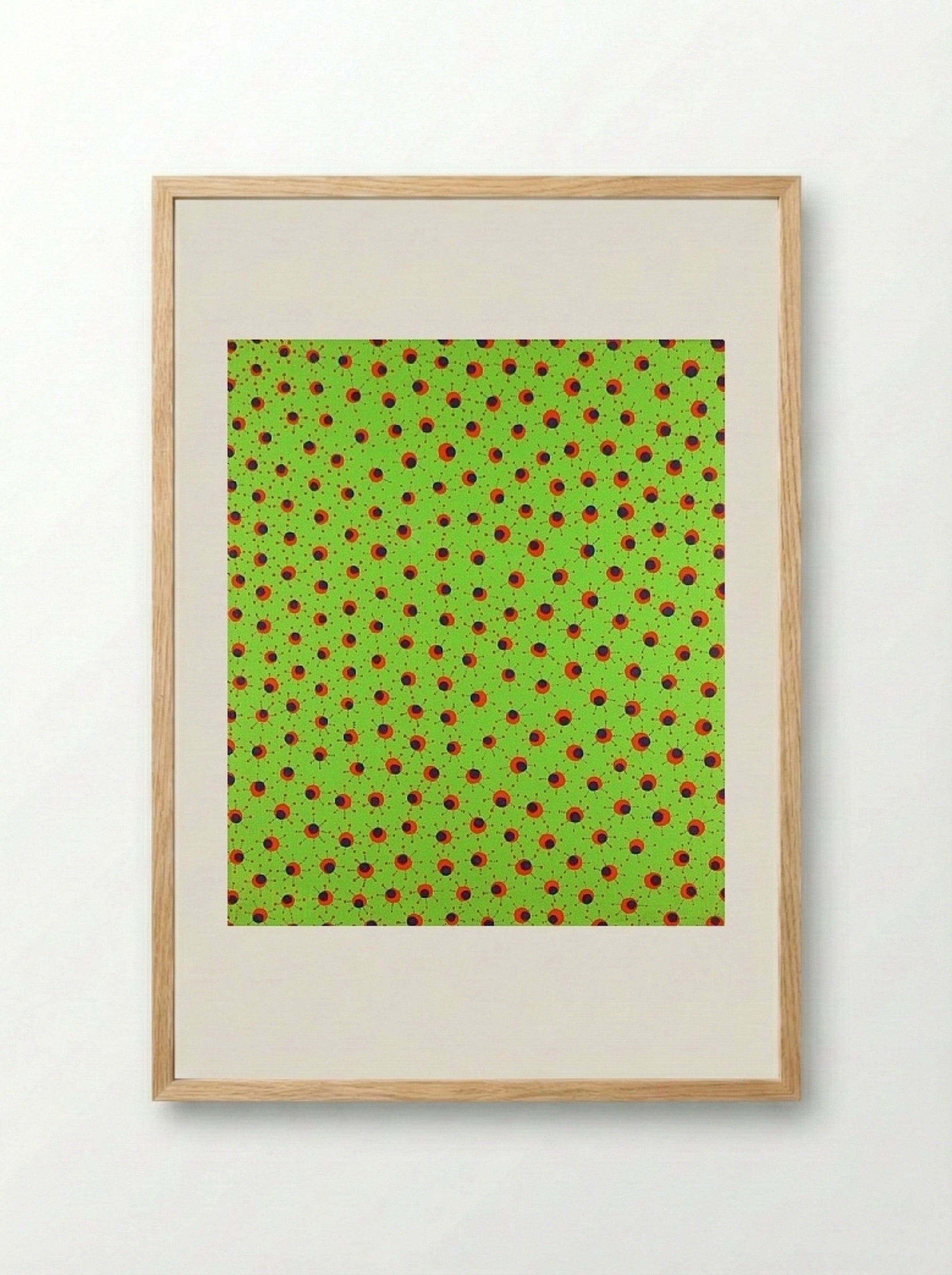 Fields in Spring - Yayoi Kusama - Framed Print Wood