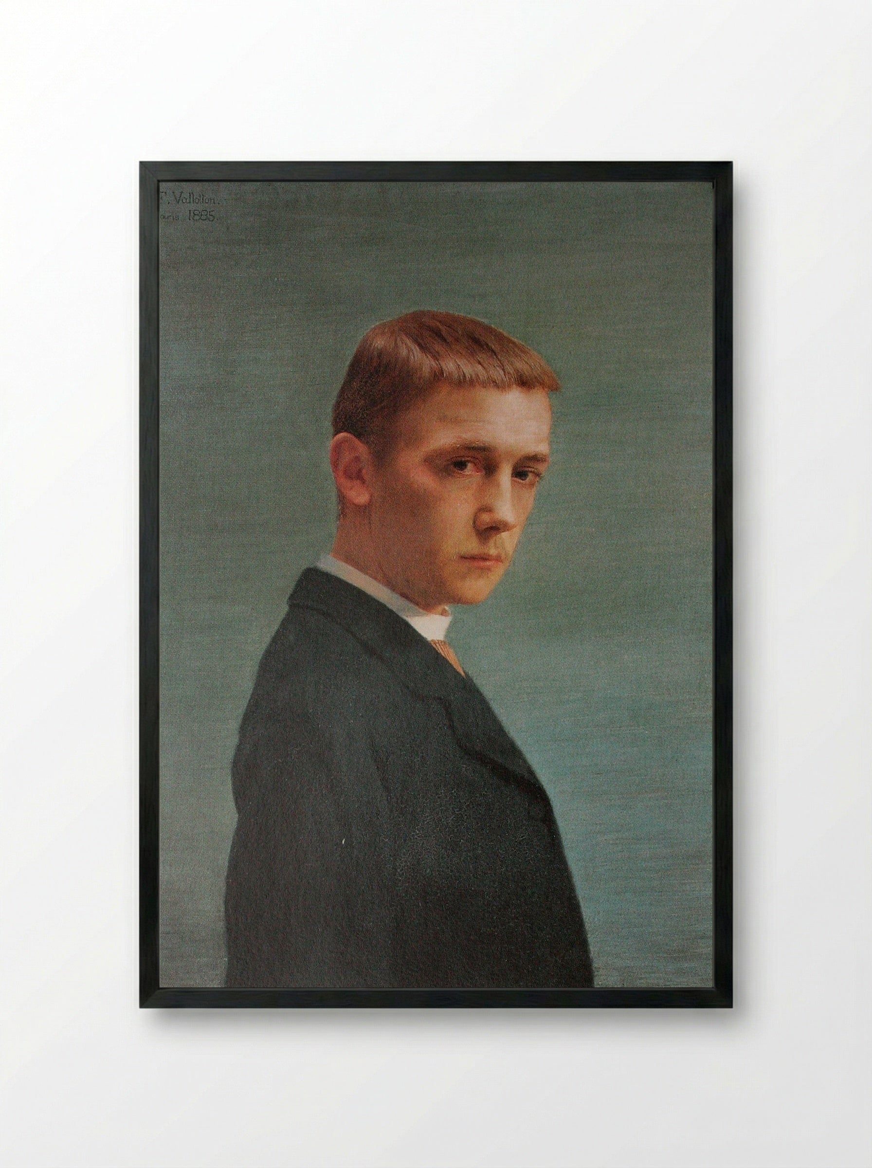 My Portrait - Félix Vallotton - Framed Print Black